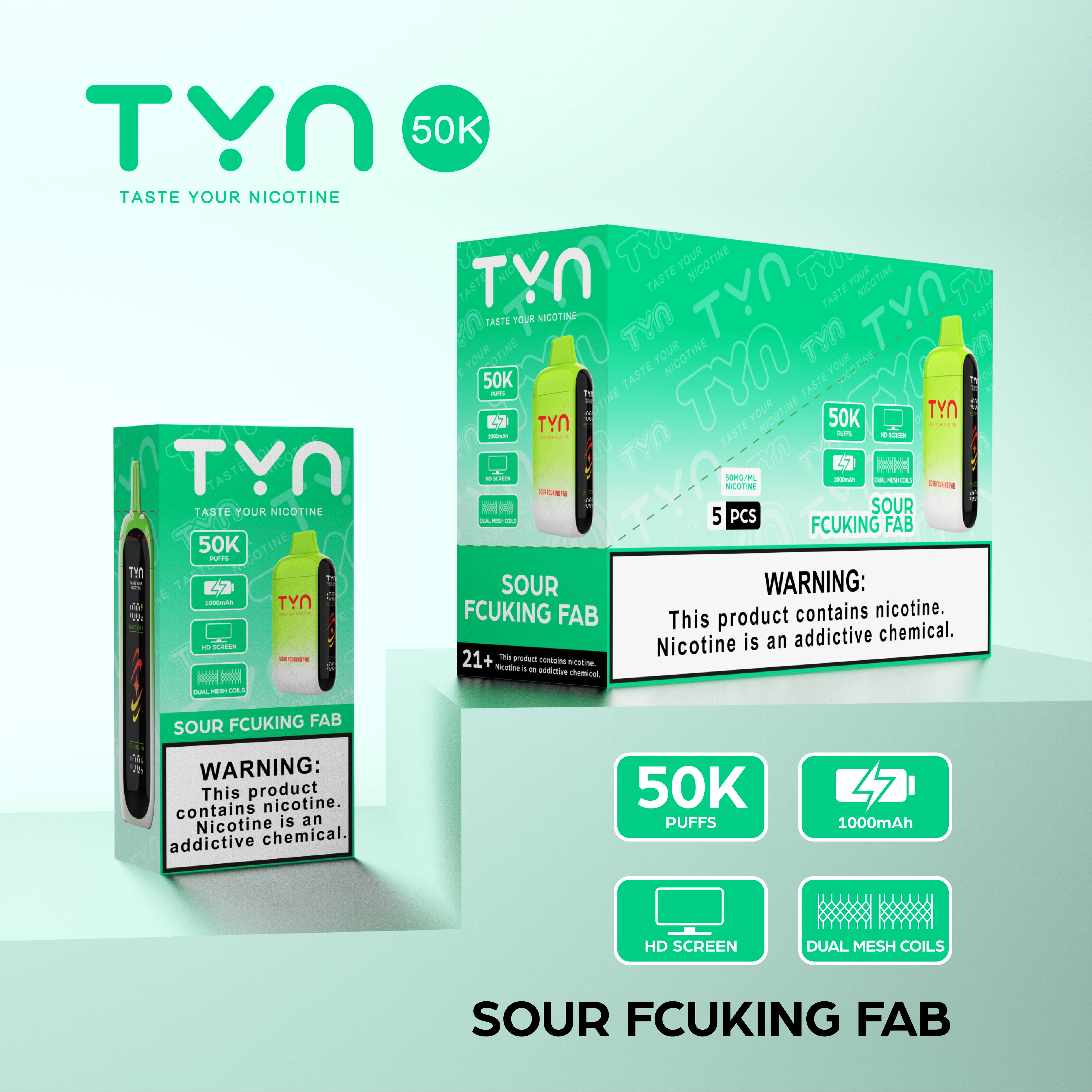 Tyn 50000 Puffs Disposable Vape Device - Image 46
