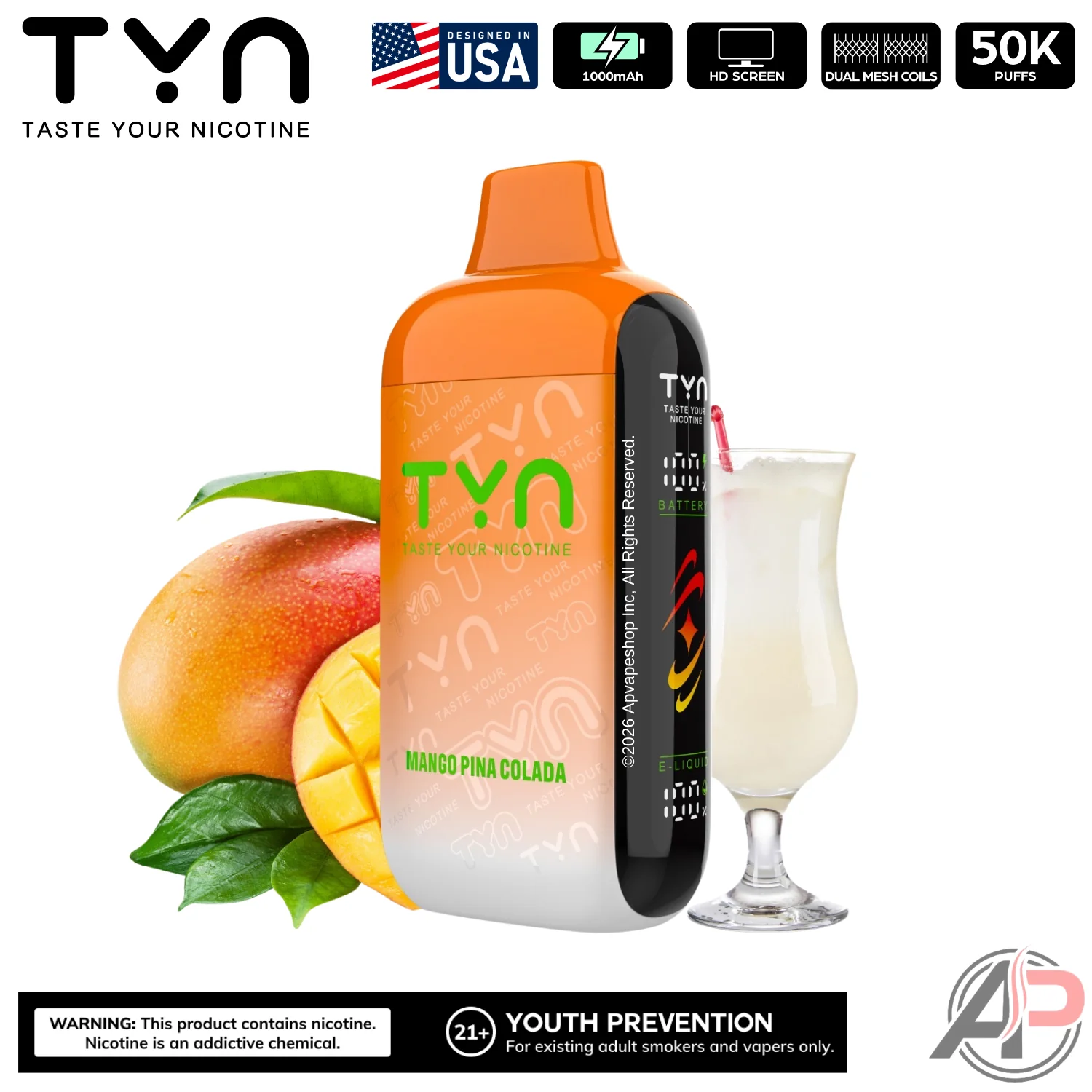 Tyn 50000 Puffs Disposable Vape Device - Image 7
