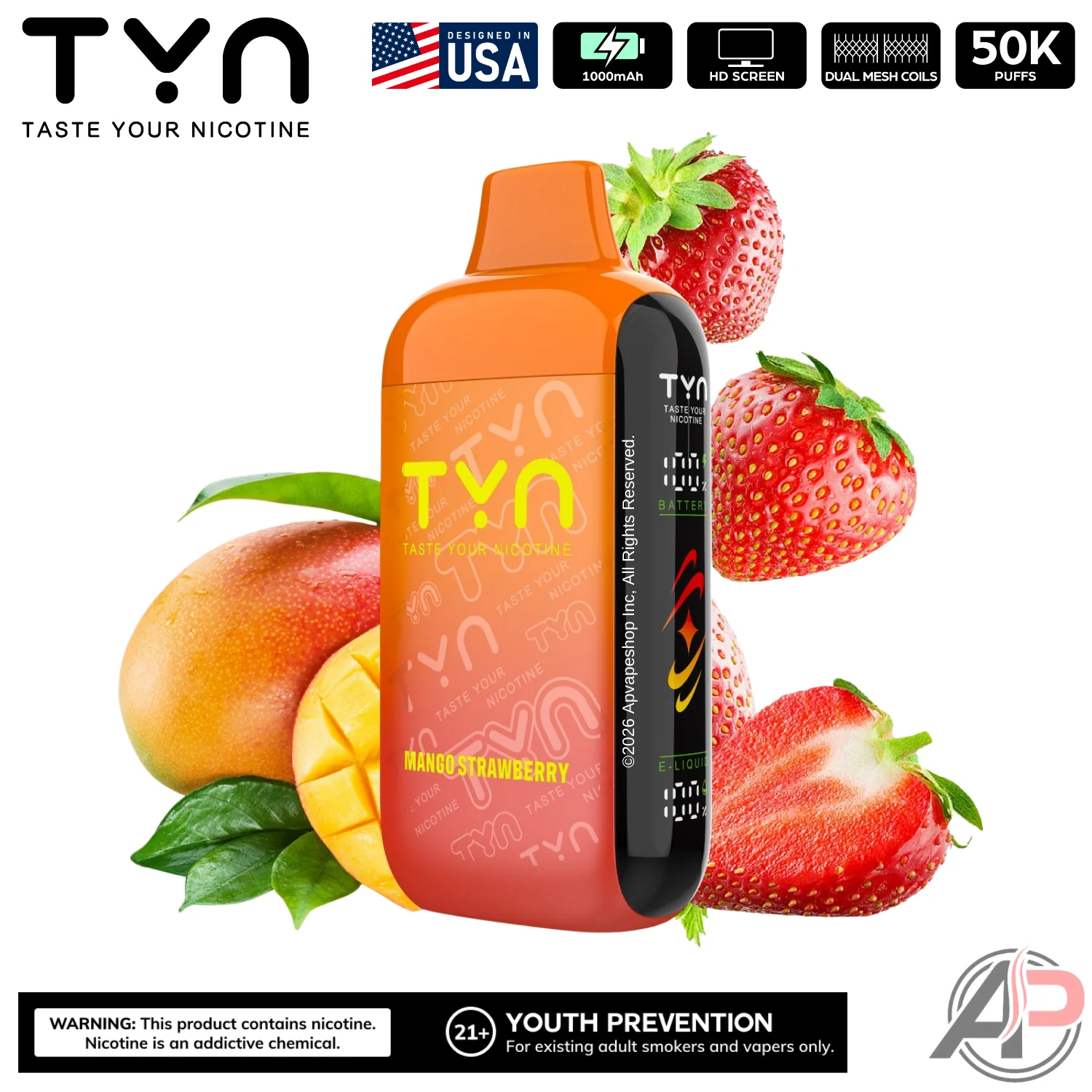 Tyn 50000 Puffs Disposable Vape Device - Image 8