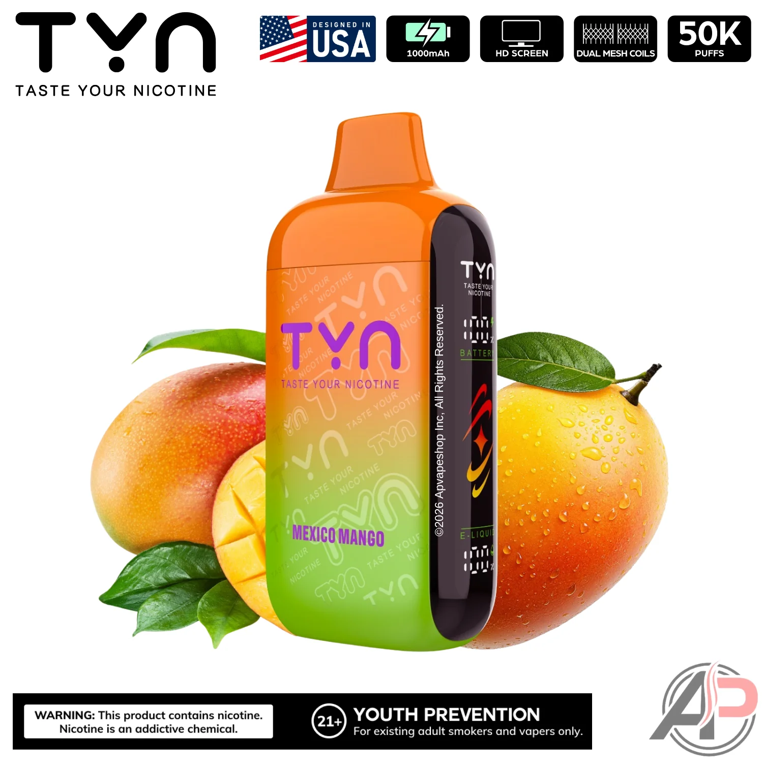 Tyn 50000 Puffs Disposable Vape Device - Image 9