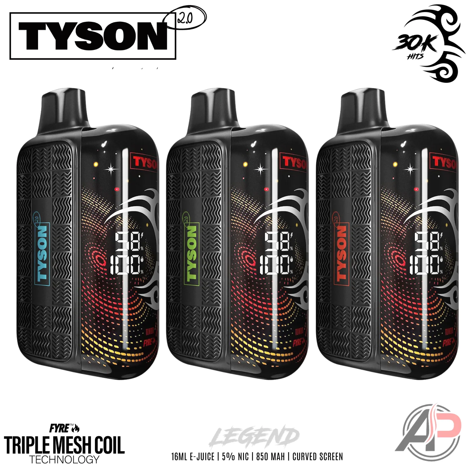 Tyson 2.0 Legend 30,000 Puffs Disposable Vape Device - Image 35