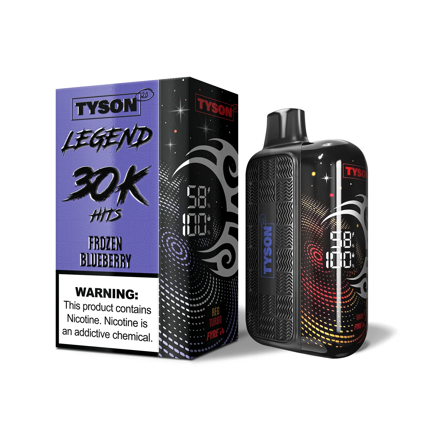 Tyson 2.0 Legend 30,000 Puffs Disposable Vape Device - Image 6
