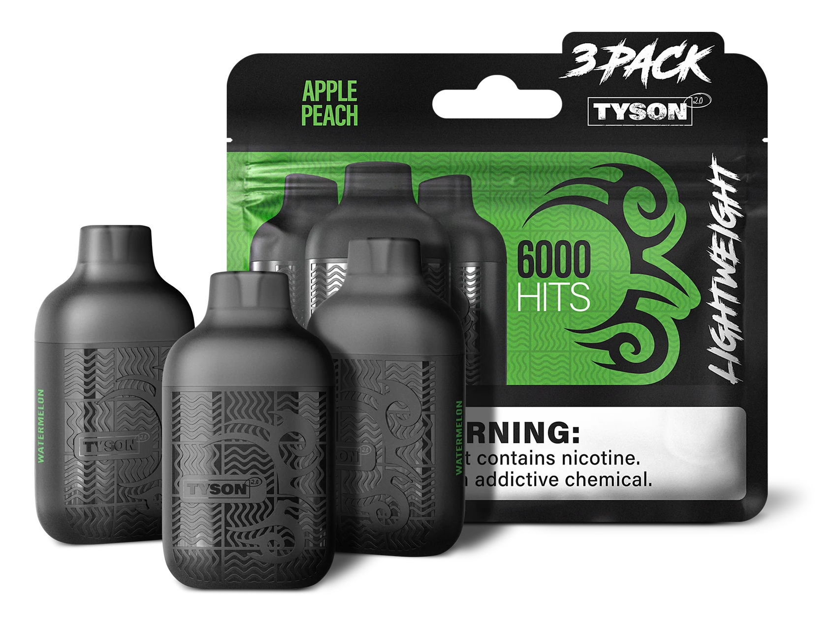 Tyson 2.0 Lightweight 6000 Puffs Disposable Vape Device 3 Pack - Image 12
