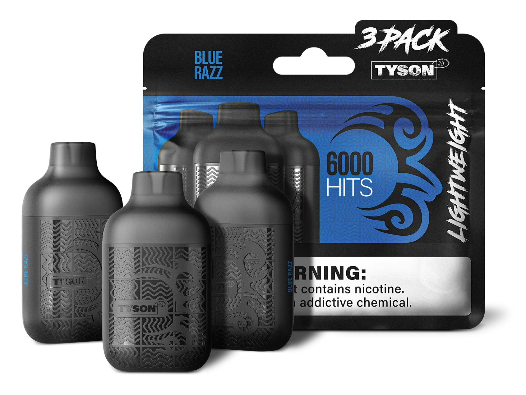 Tyson 2.0 Lightweight 6000 Puffs Disposable Vape Device 3 Pack - Image 13