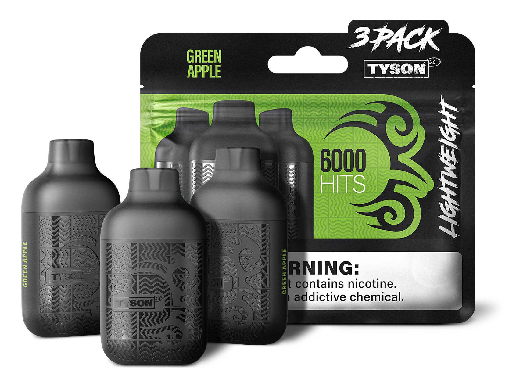 Tyson 2.0 Lightweight 6000 Puffs Disposable Vape Device 3 Pack - Image 21