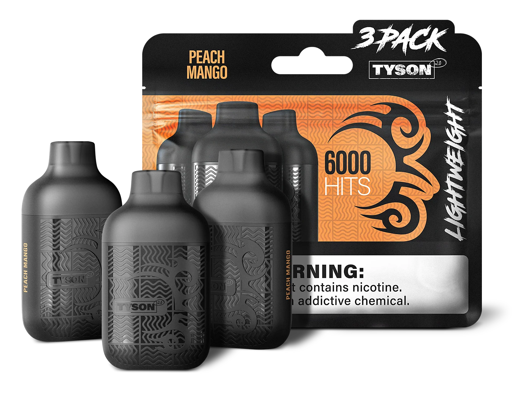 Tyson 2.0 Lightweight 6000 Puffs Disposable Vape Device 3 Pack - Image 22
