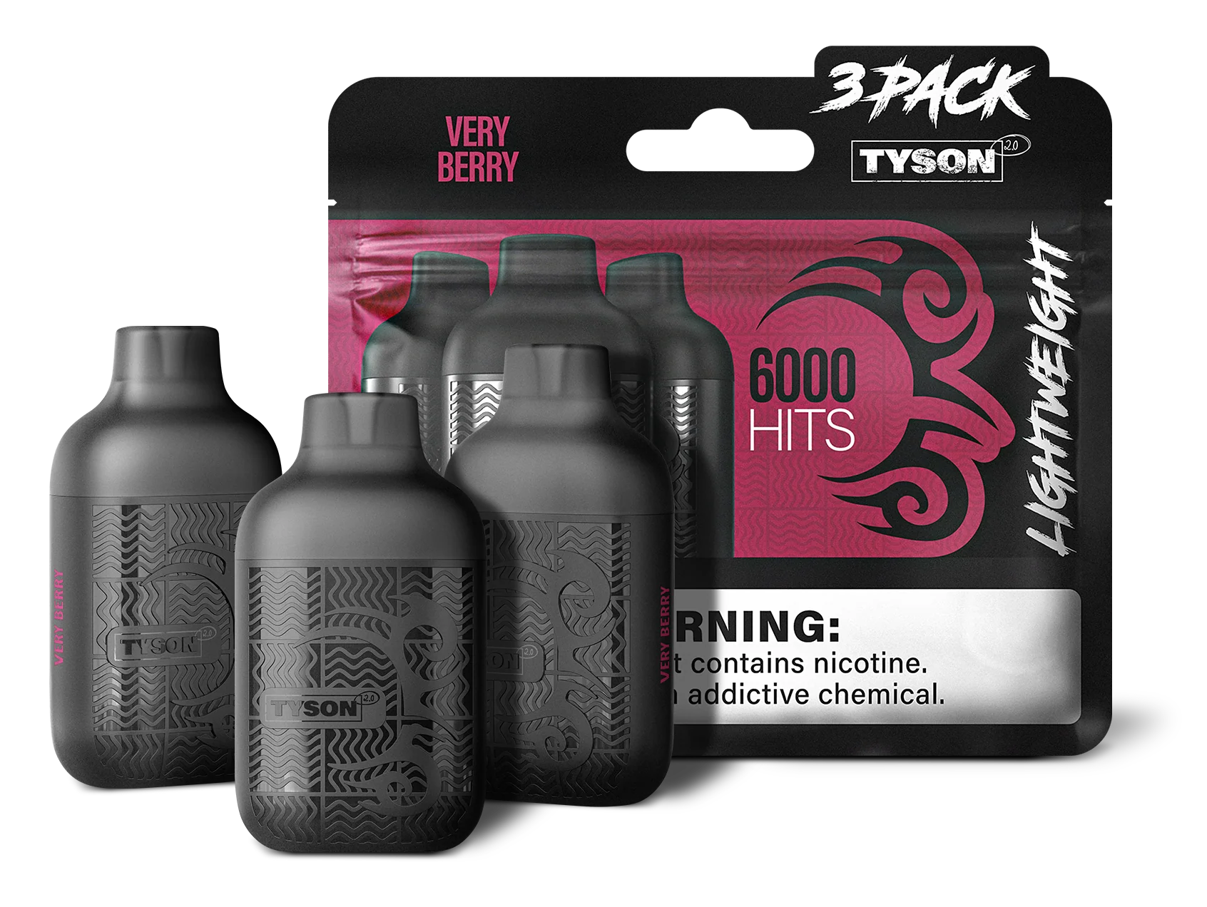 Tyson 2.0 Lightweight 6000 Puffs Disposable Vape Device 3 Pack - Image 27