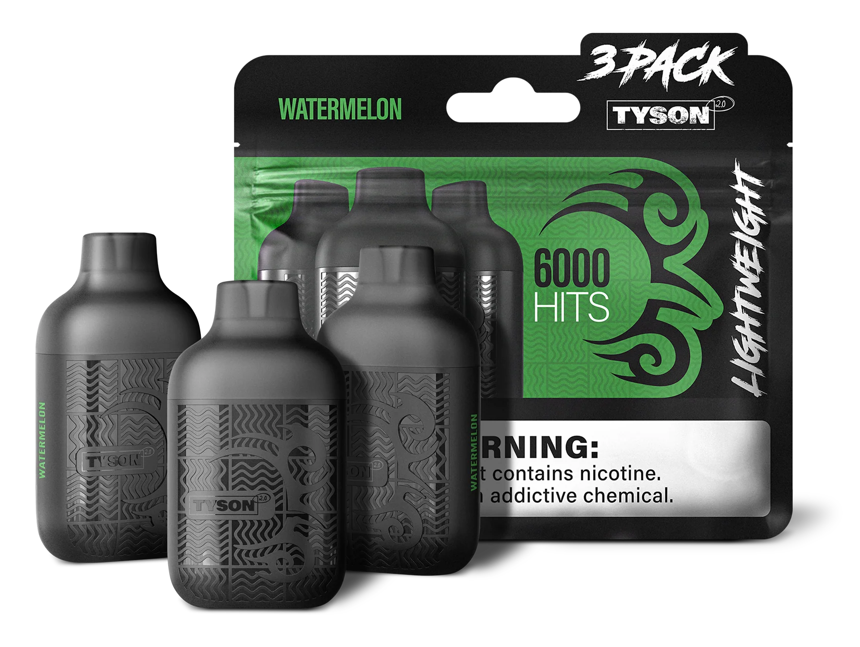 Tyson 2.0 Lightweight 6000 Puffs Disposable Vape Device 3 Pack - Image 28