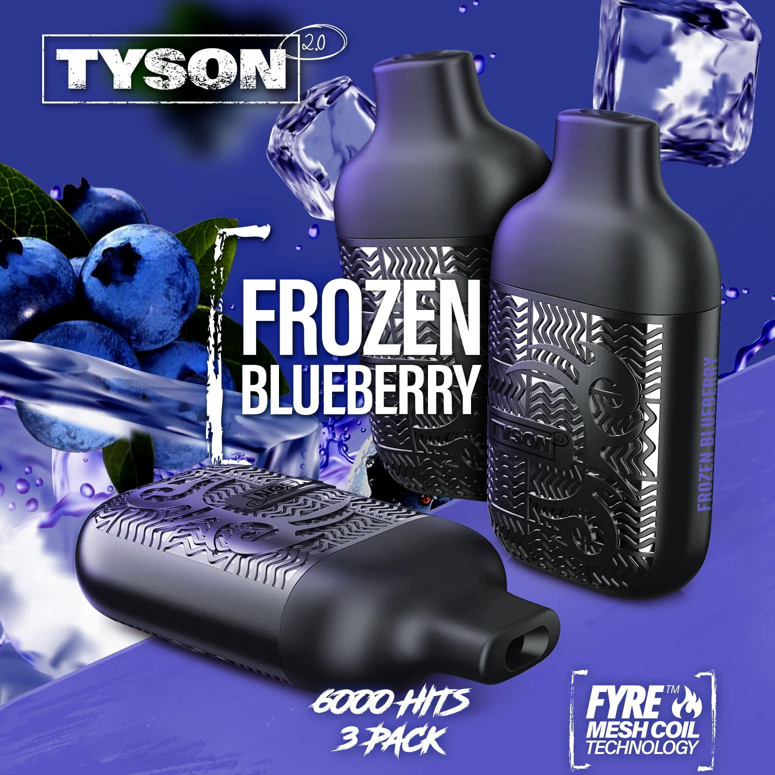 Tyson 2.0 Lightweight 6000 Puffs Disposable Vape Device 3 Pack - Image 32