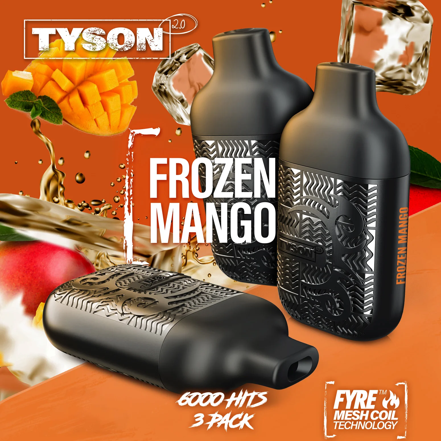 Tyson 2.0 Lightweight 6000 Puffs Disposable Vape Device 3 Pack - Image 34