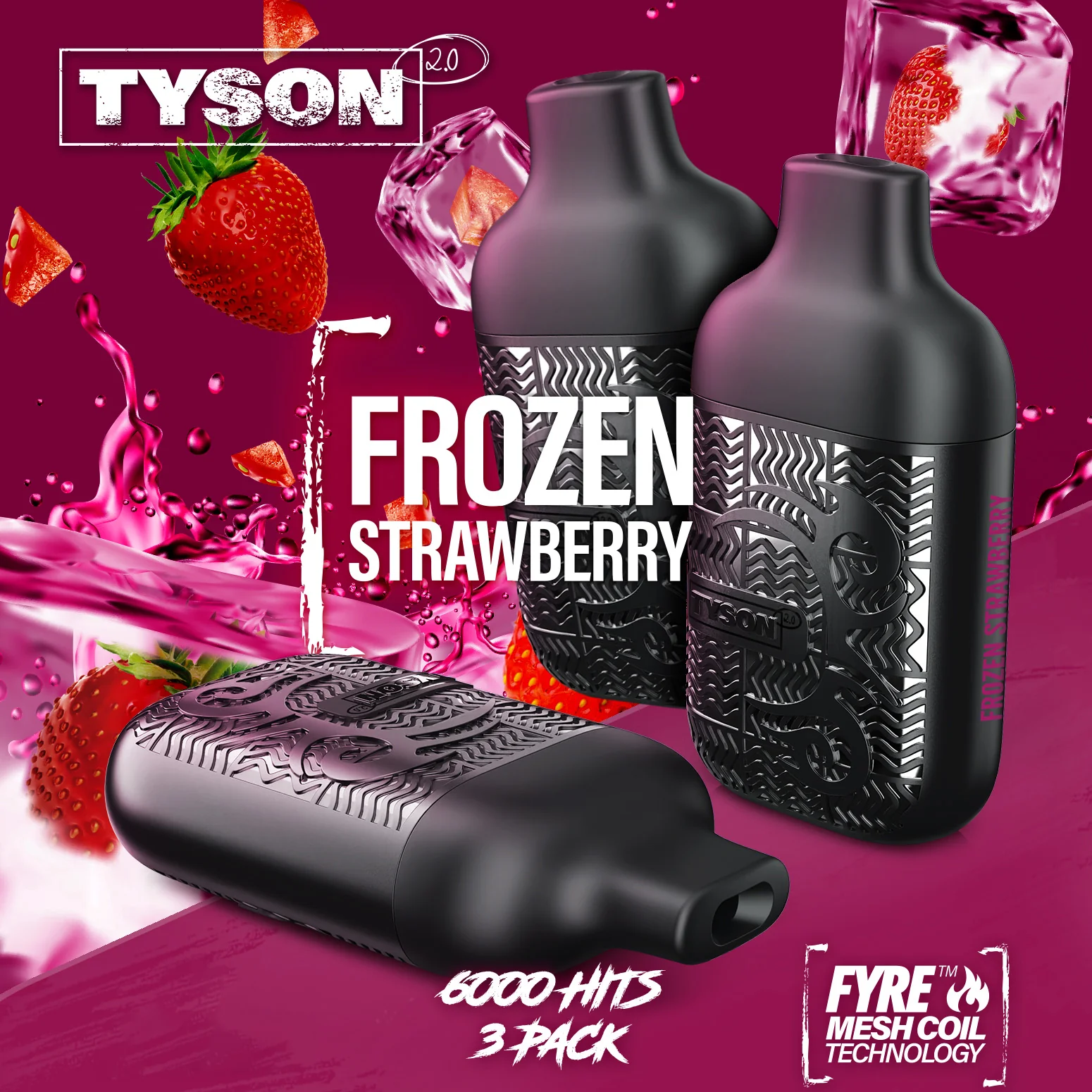 Tyson 2.0 Lightweight 6000 Puffs Disposable Vape Device 3 Pack - Image 36