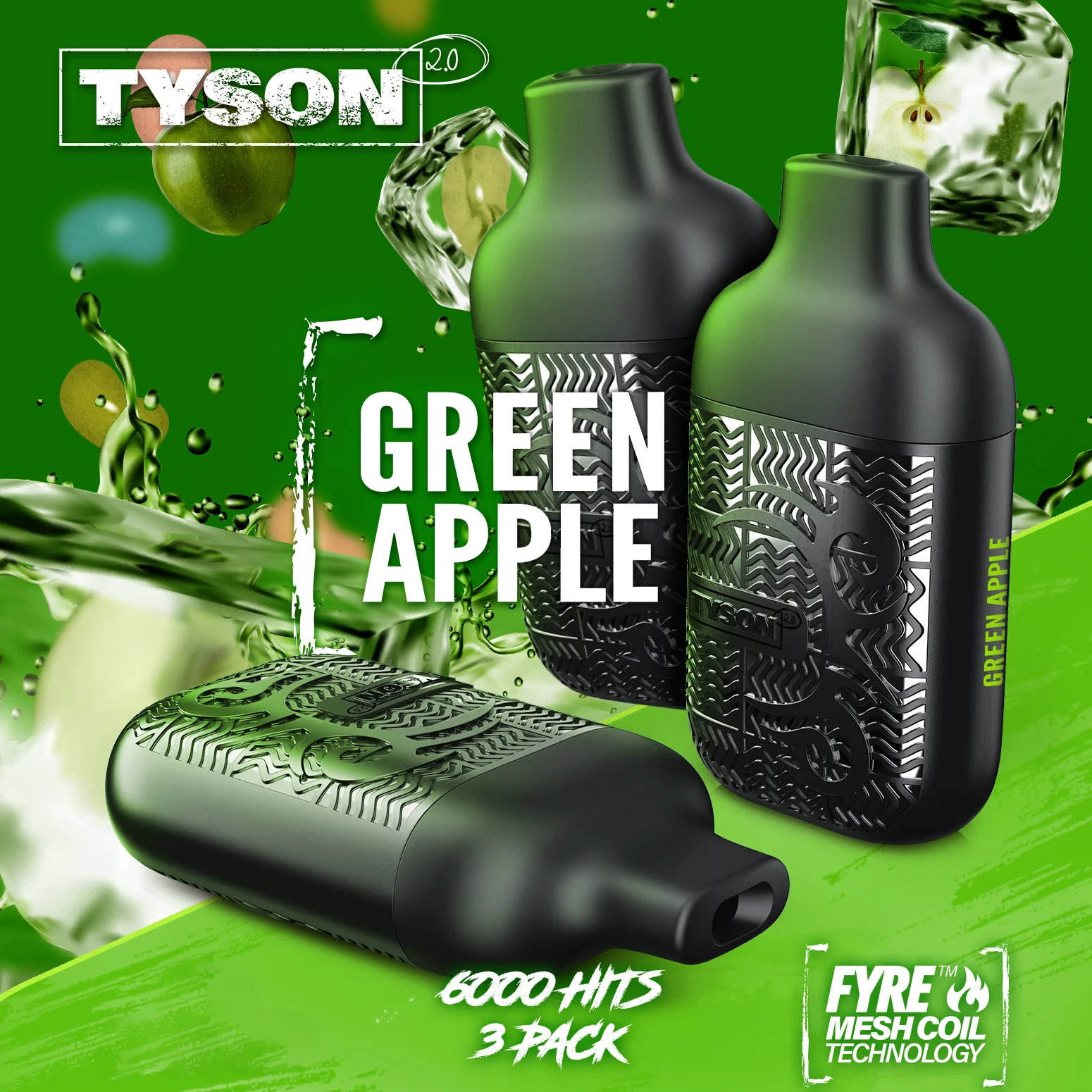 Tyson 2.0 Lightweight 6000 Puffs Disposable Vape Device 3 Pack - Image 38