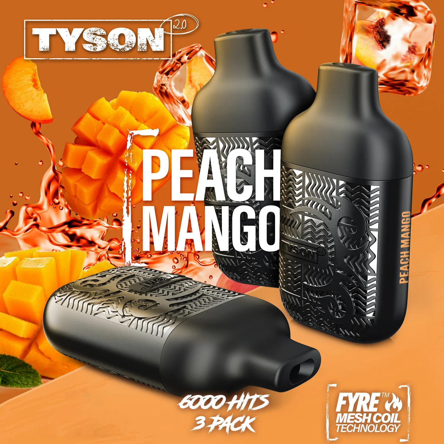 Tyson 2.0 Lightweight 6000 Puffs Disposable Vape Device 3 Pack - Image 40