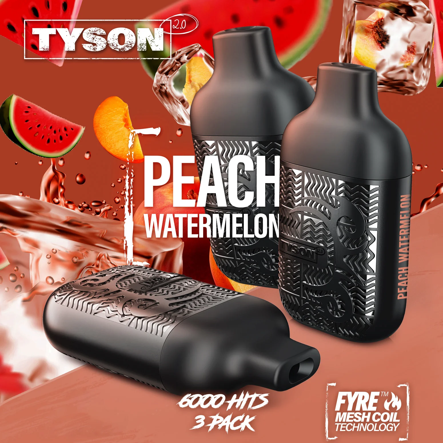 Tyson 2.0 Lightweight 6000 Puffs Disposable Vape Device 3 Pack - Image 41