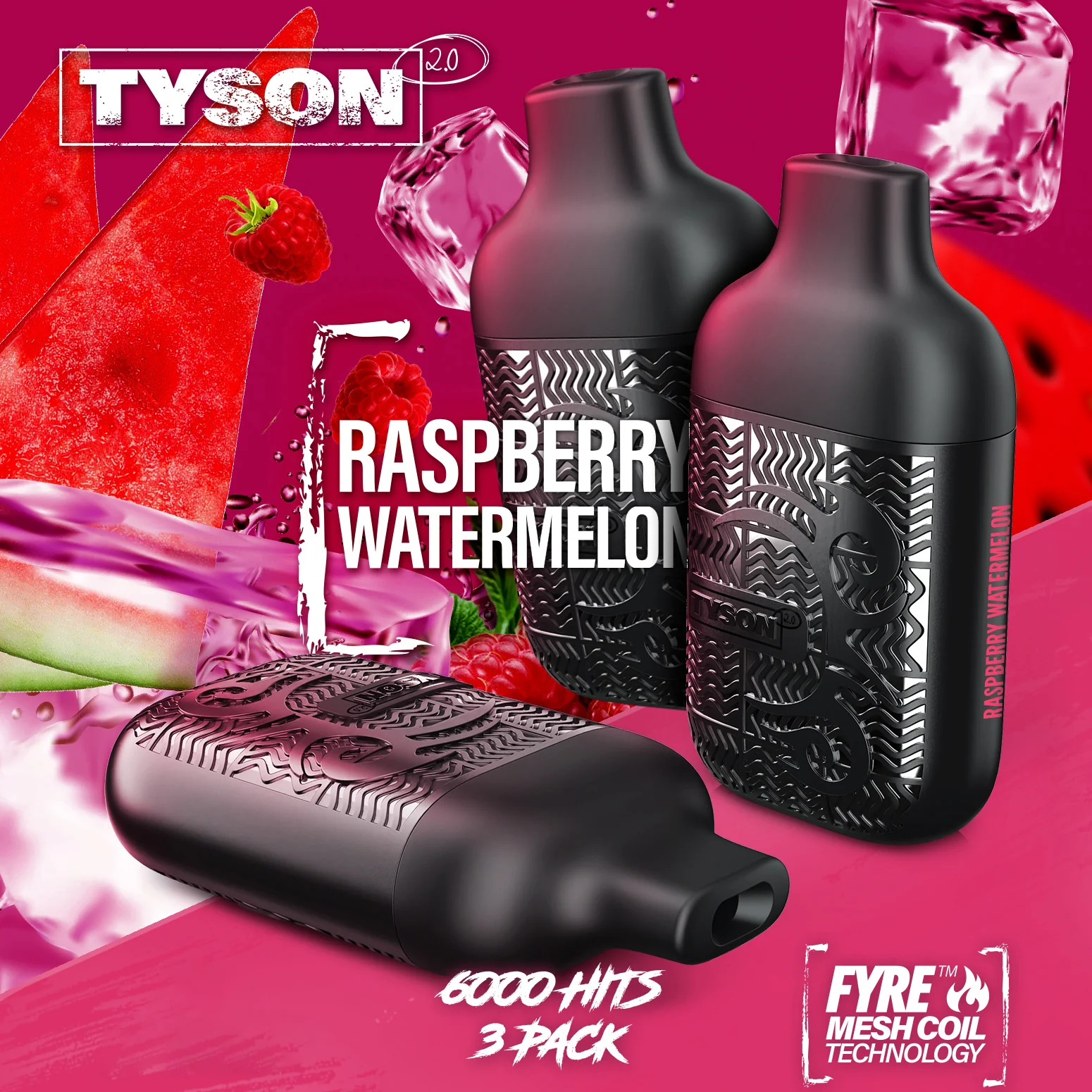 Tyson 2.0 Lightweight 6000 Puffs Disposable Vape Device 3 Pack - Image 42
