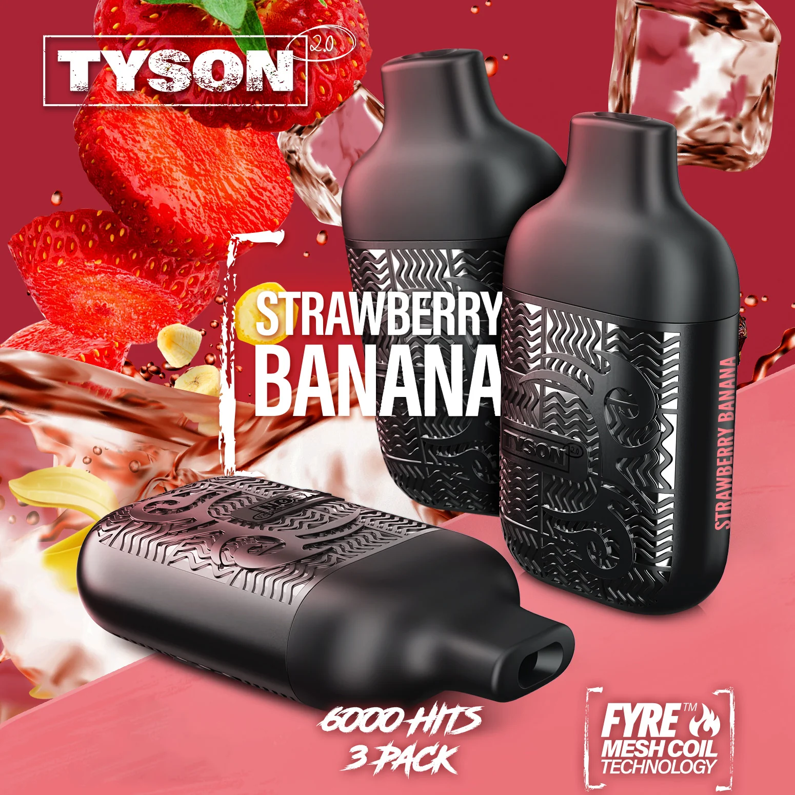 Tyson 2.0 Lightweight 6000 Puffs Disposable Vape Device 3 Pack - Image 43