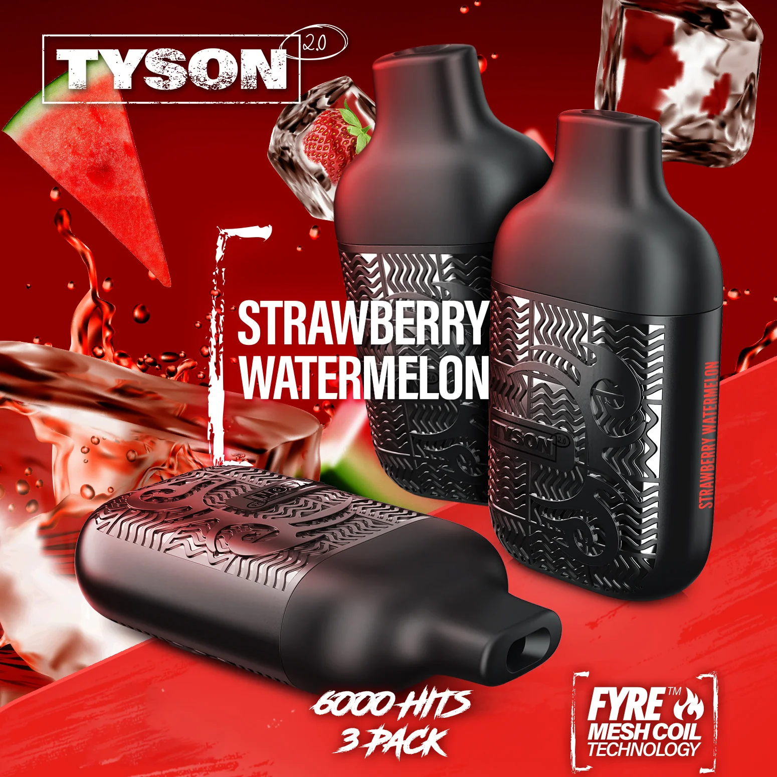 Tyson 2.0 Lightweight 6000 Puffs Disposable Vape Device 3 Pack - Image 44