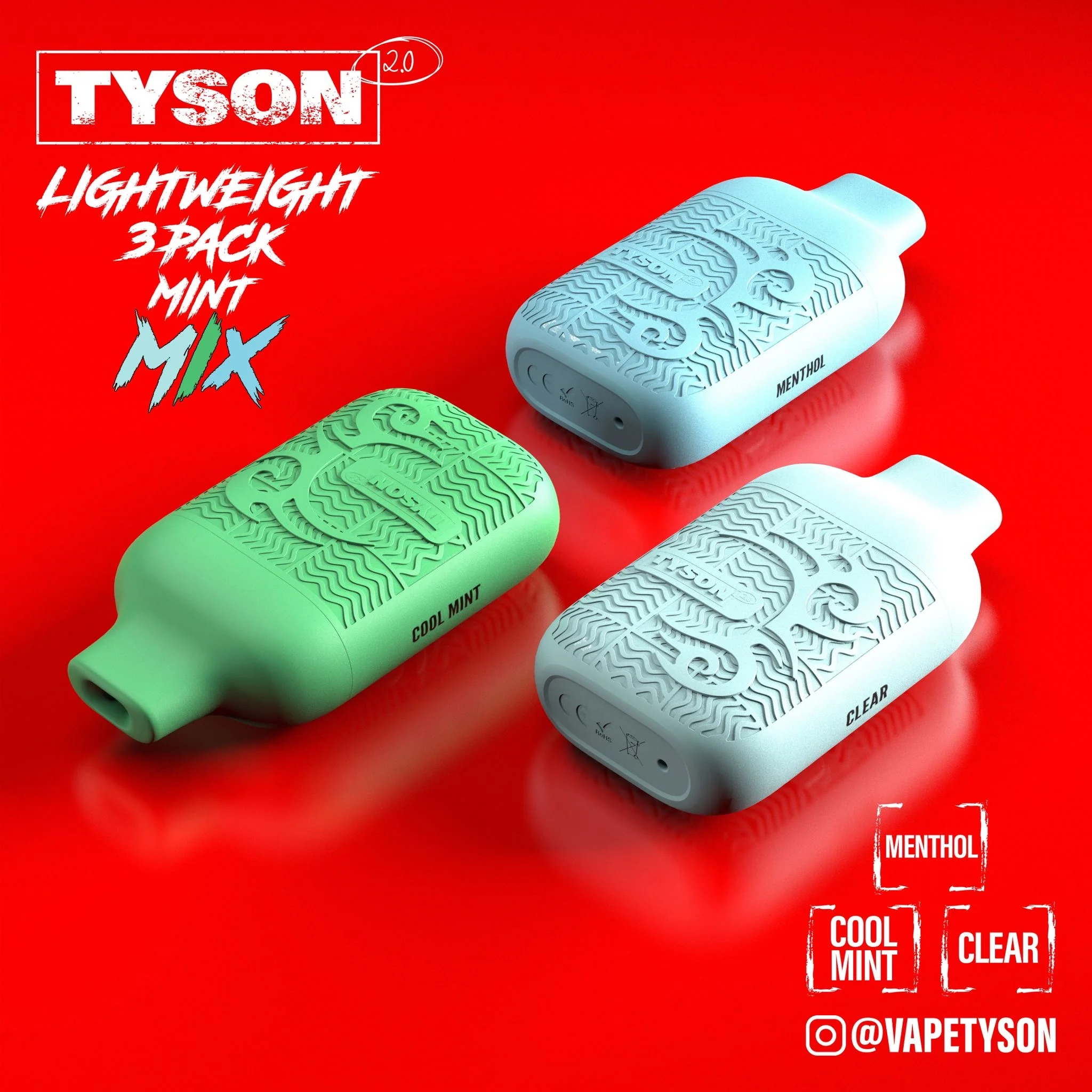 Tyson 2.0 Lightweight 6000 Puffs Disposable Vape Device 3 Pack - Image 47