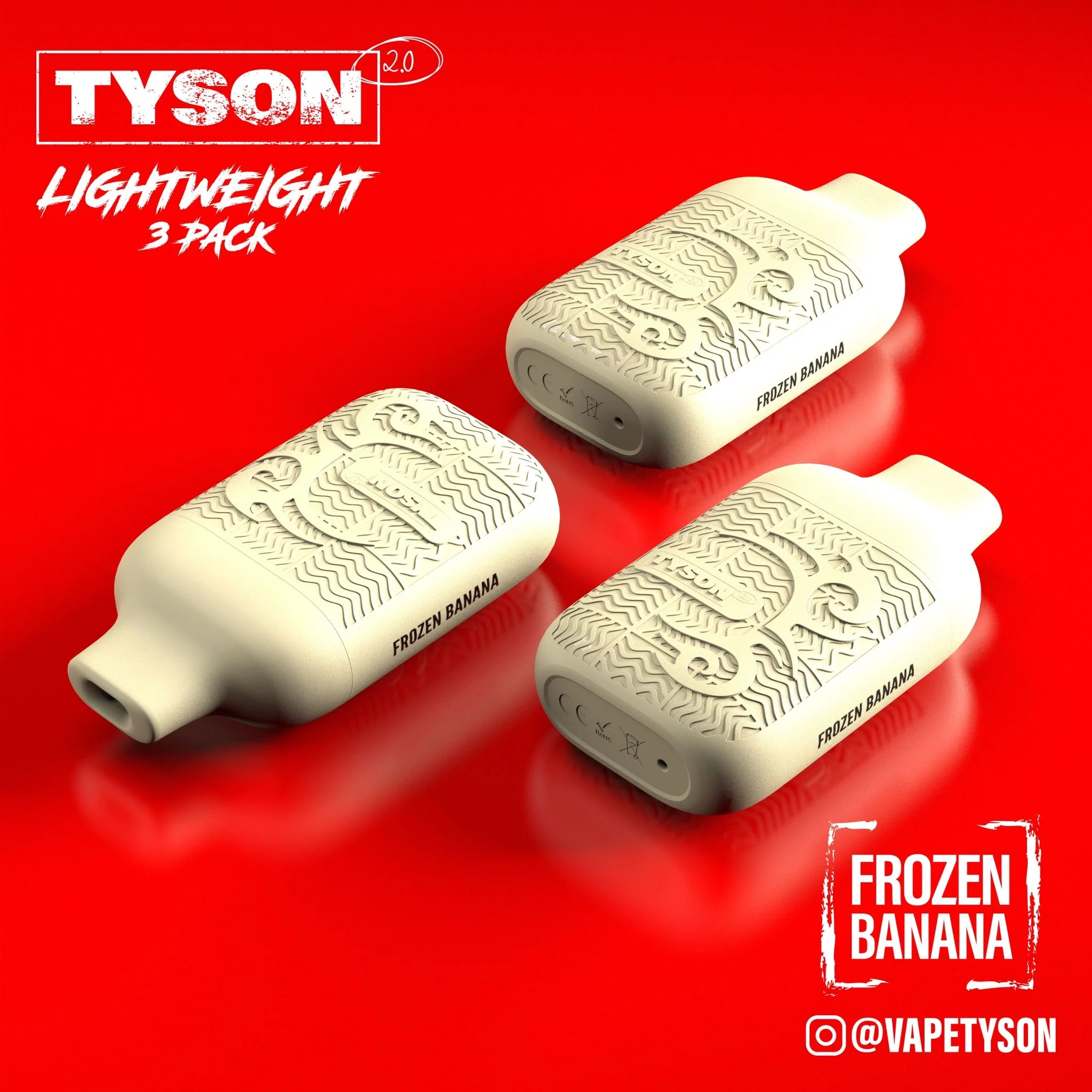 Tyson 2.0 Lightweight 6000 Puffs Disposable Vape Device 3 Pack - Image 48