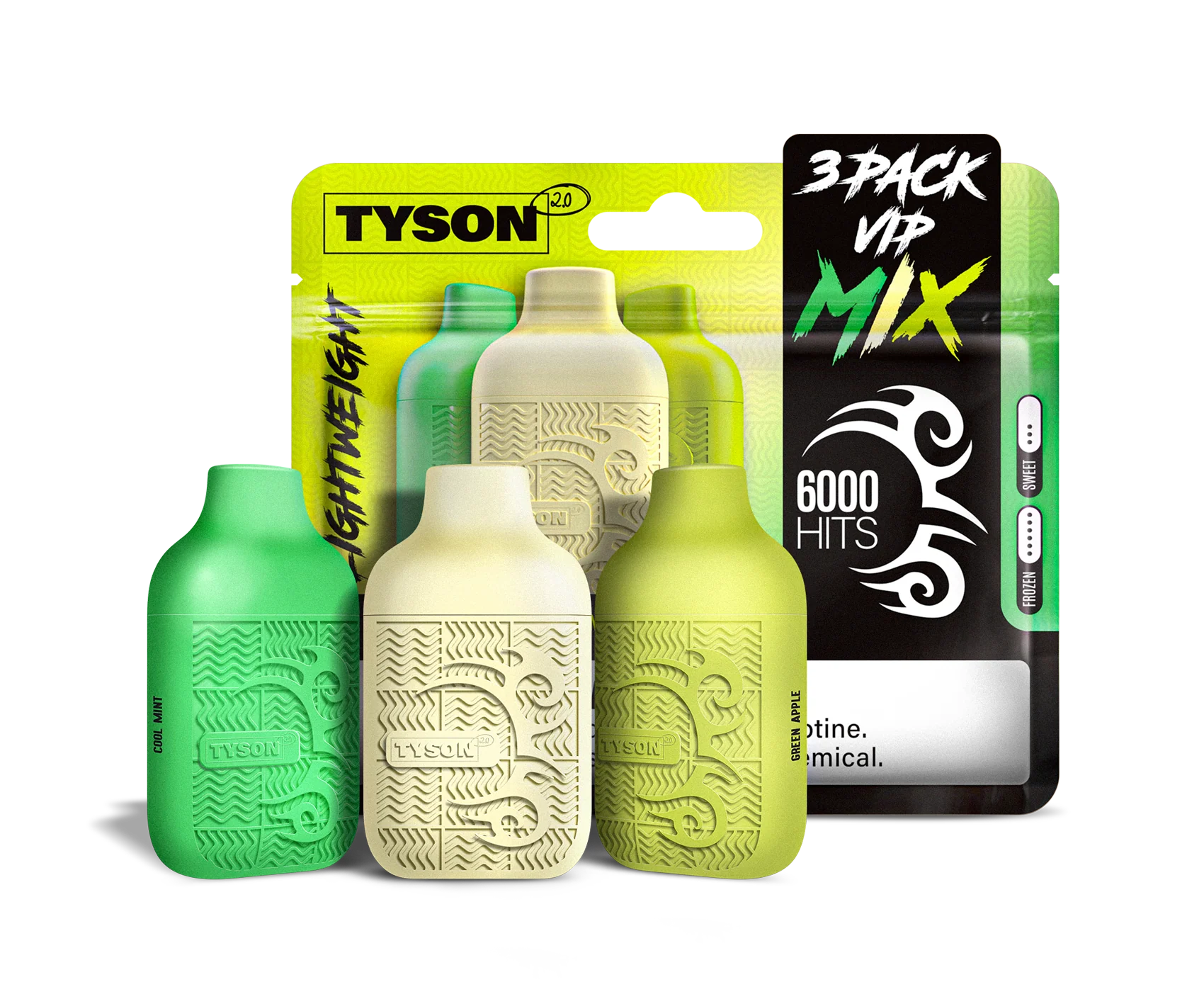 Tyson 2.0 Lightweight 6000 Puffs Disposable Vape Device 3 Pack - Image 8