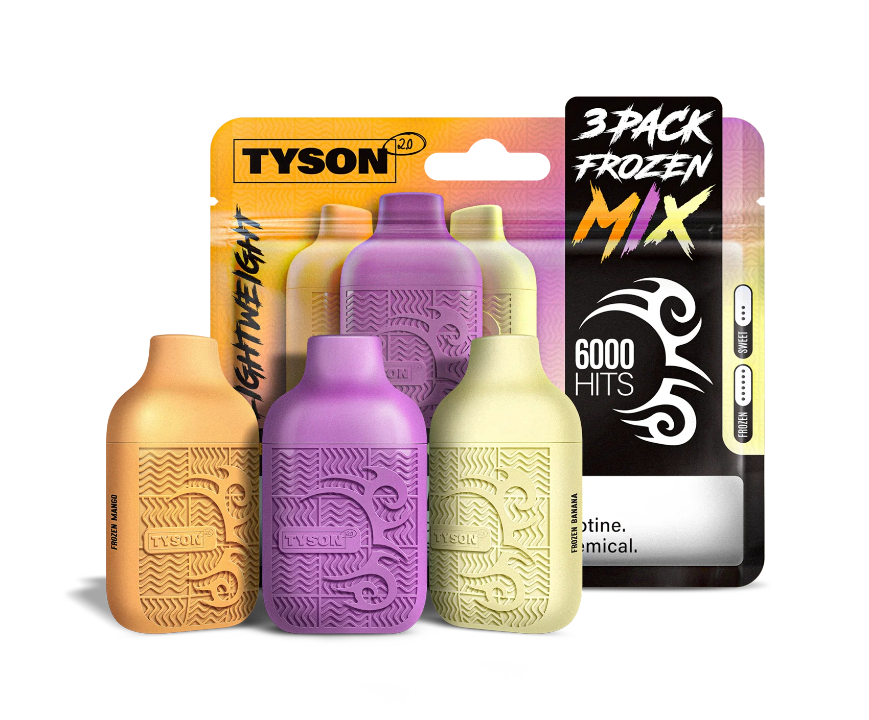 Tyson 2.0 Lightweight 6000 Puffs Disposable Vape Device 3 Pack - Image 9