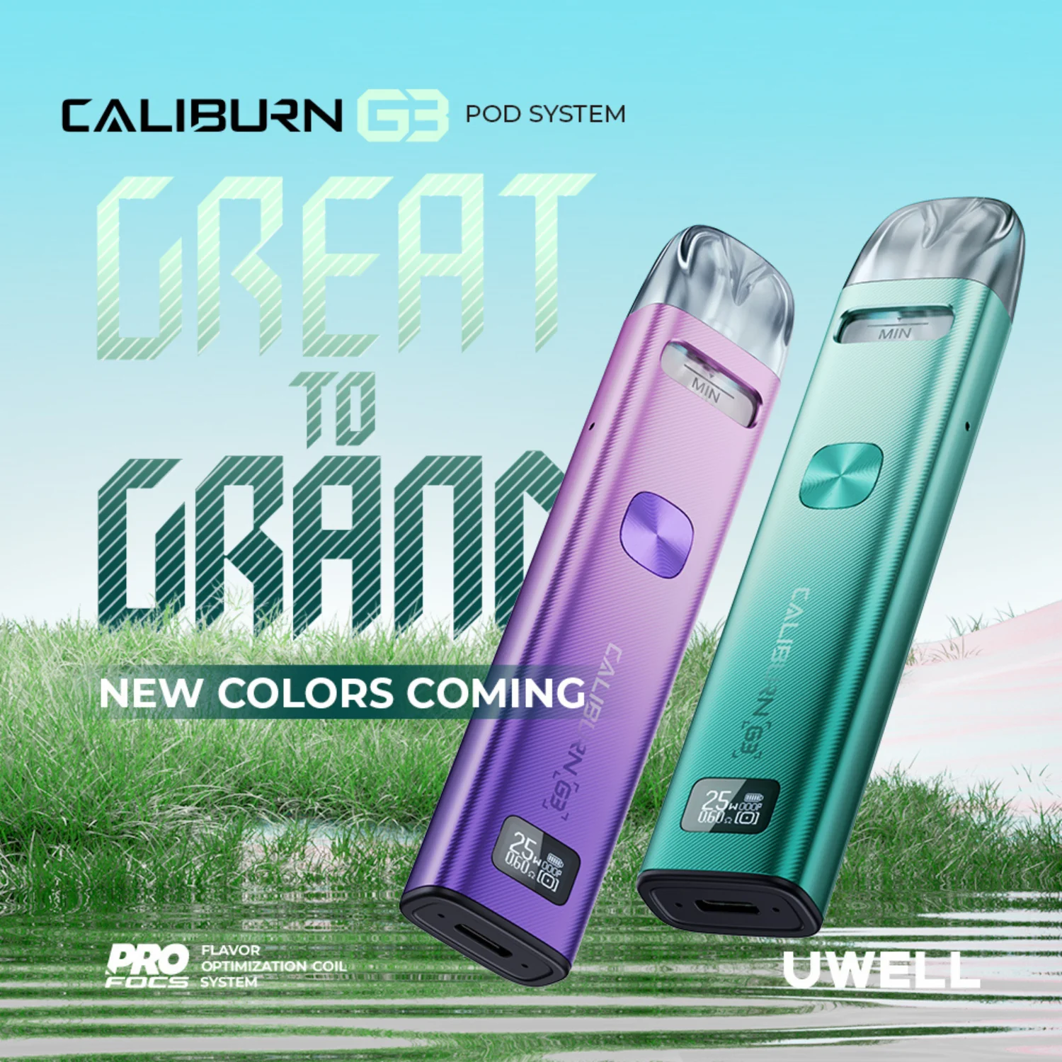 Uwell Caliburn G3 Pod System Starter Kit Device - Image 2