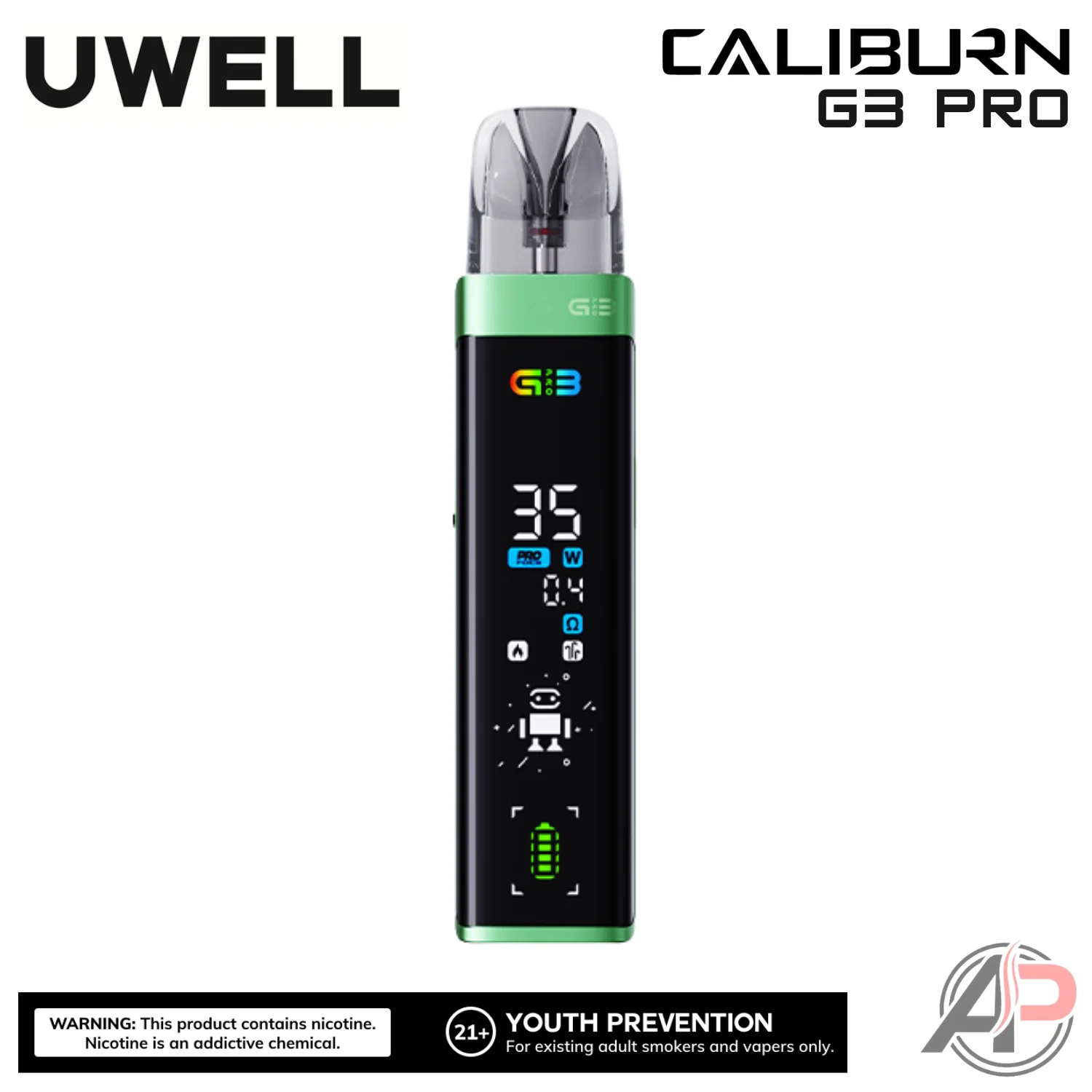 Uwell Caliburn G3 Pro Pod System Starter Kit Device - Image 10
