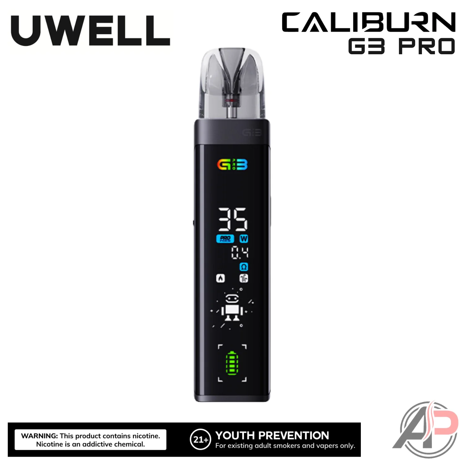 Uwell Caliburn G3 Pro Pod System Starter Kit Device - Image 11