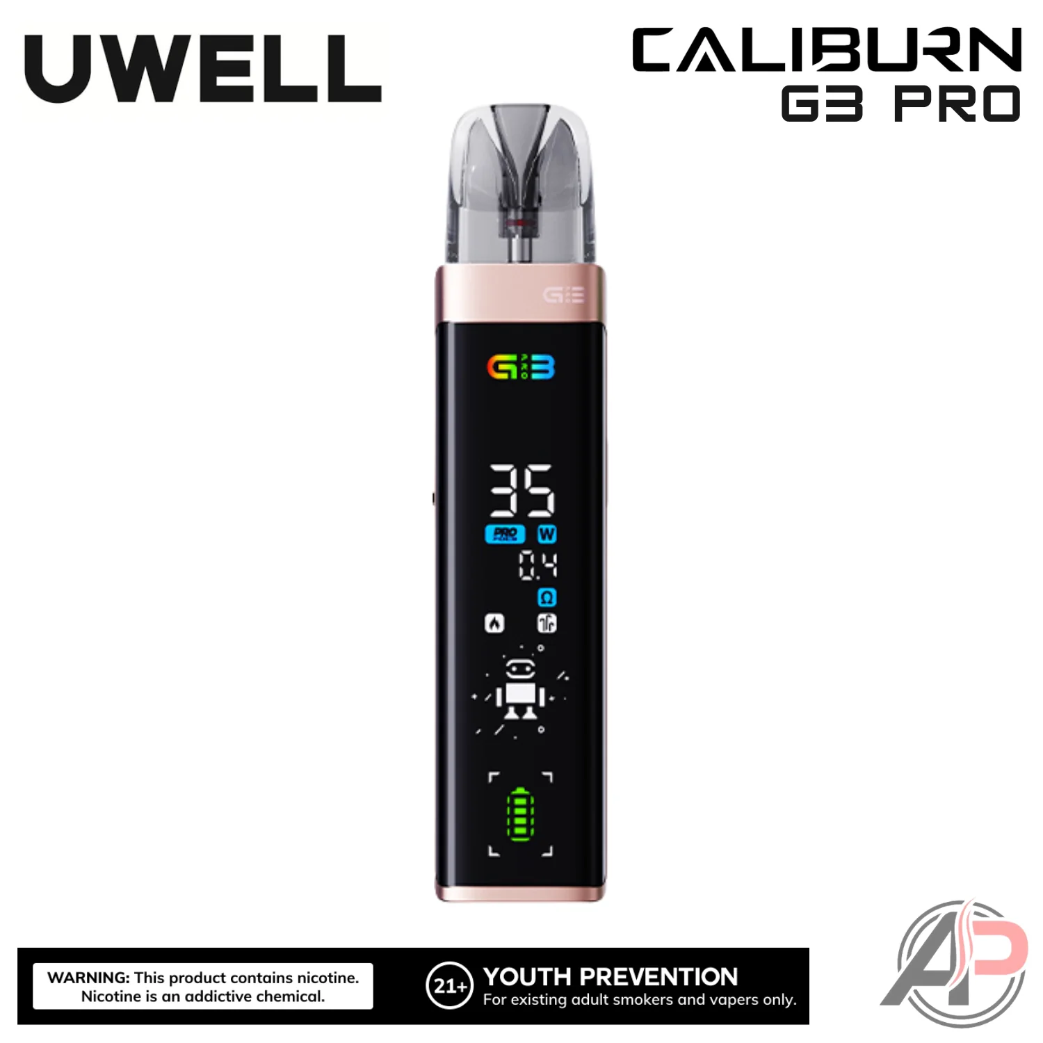 Uwell Caliburn G3 Pro Pod System Starter Kit Device - Image 13