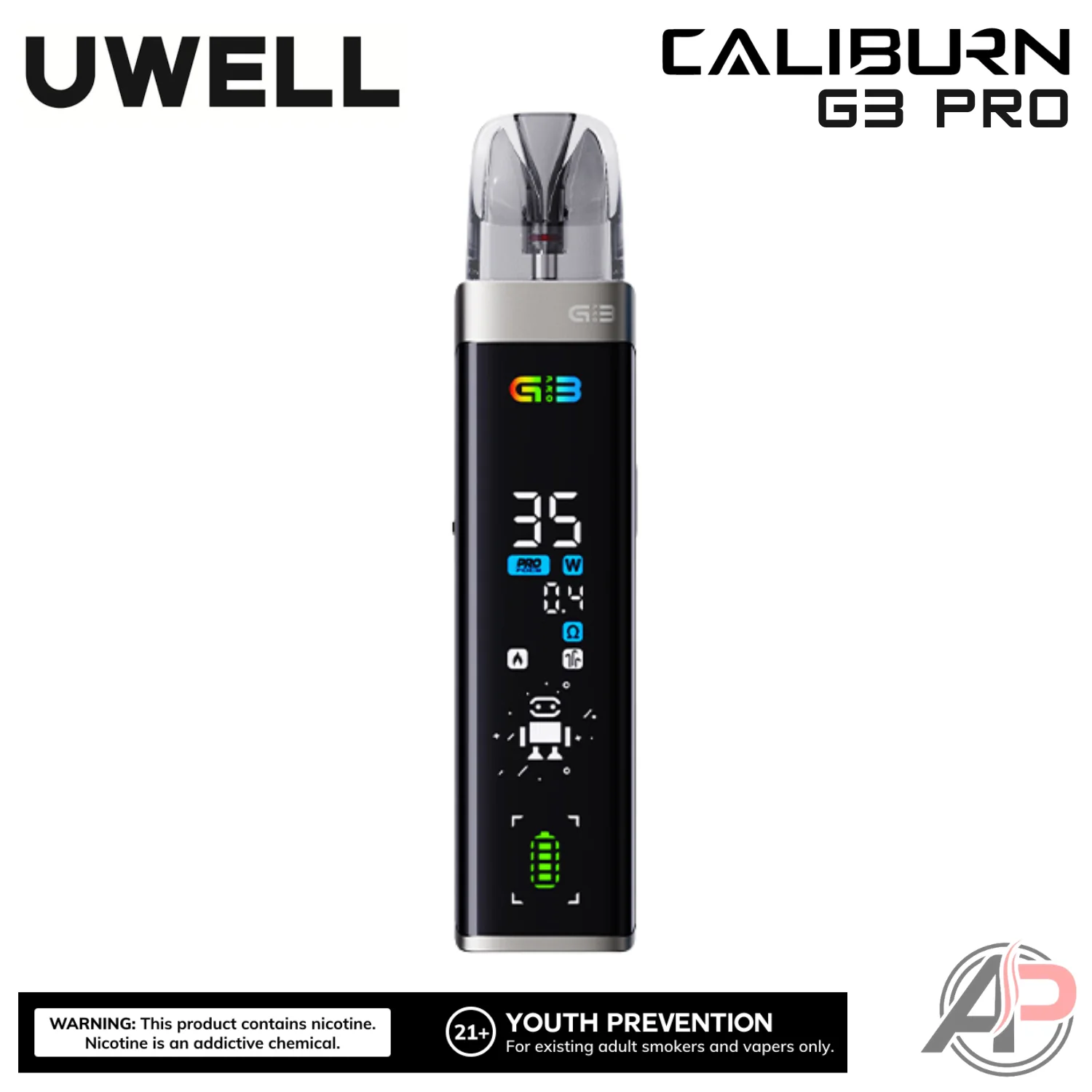 Uwell Caliburn G3 Pro Pod System Starter Kit Device - Image 14