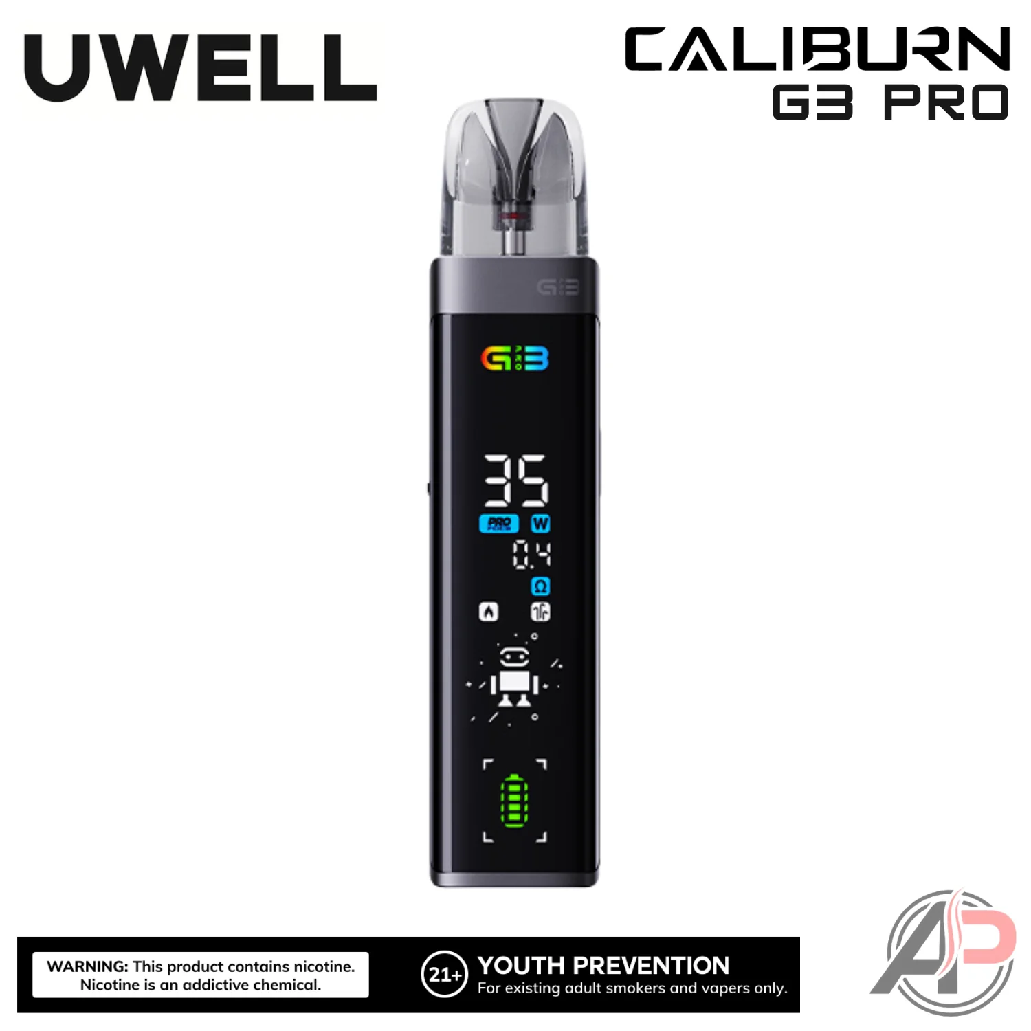 Uwell Caliburn G3 Pro Pod System Starter Kit Device - Image 15
