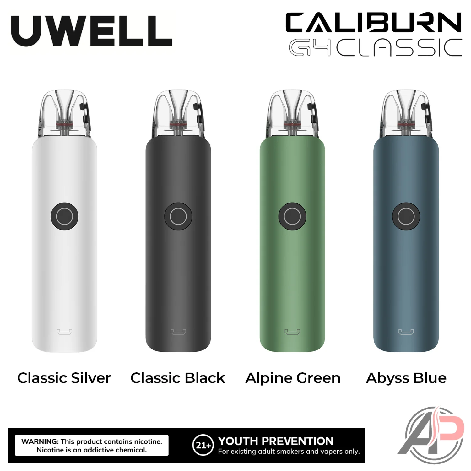 Uwell Caliburn G4 Classic Pod System Starter Kit Device - Image 13