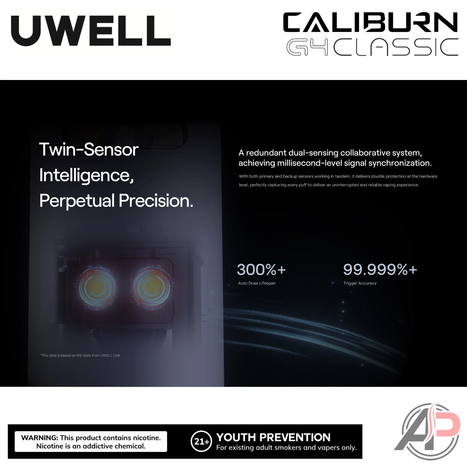 Uwell Caliburn G4 Classic Pod System Starter Kit Device - Image 6
