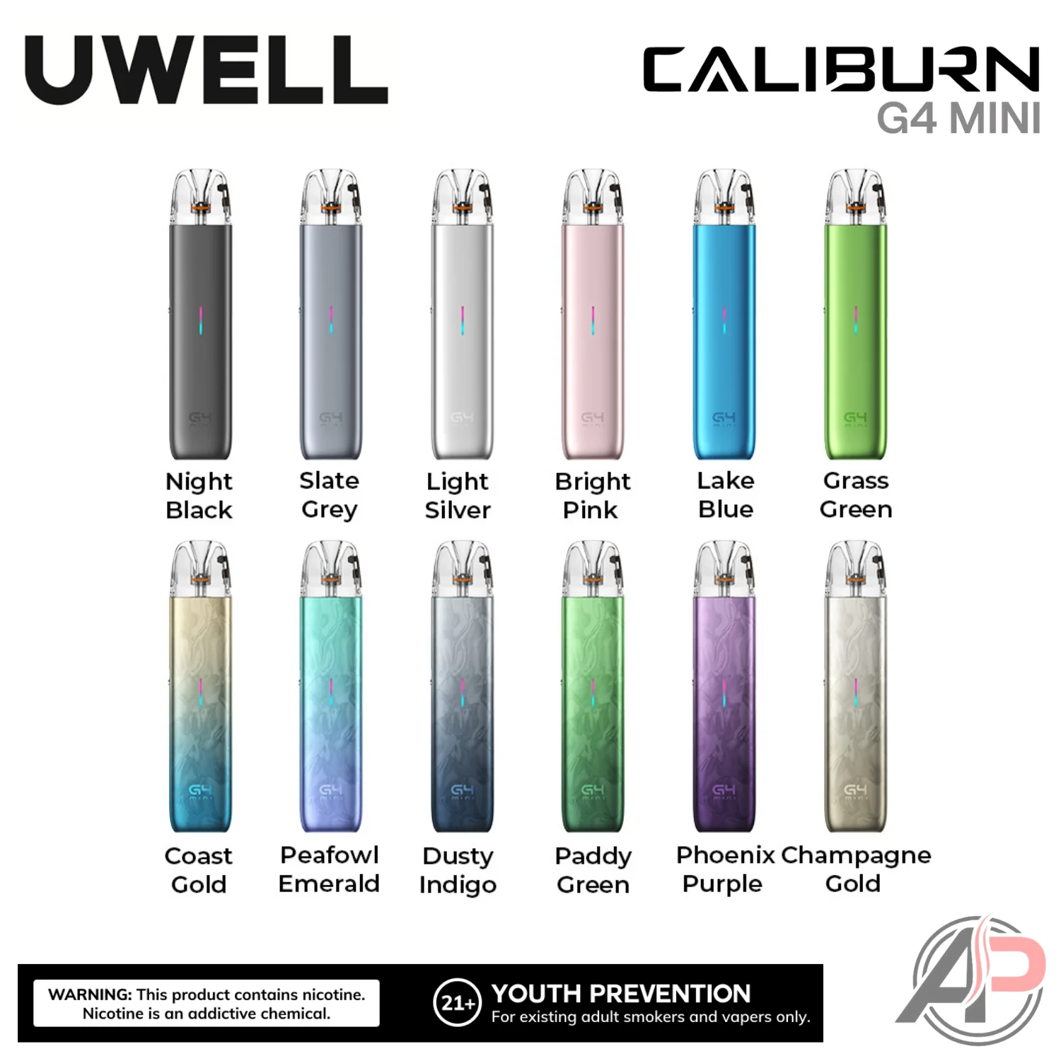 Uwell Caliburn G4 Mini Pods System Starter Kit Device - Image 7