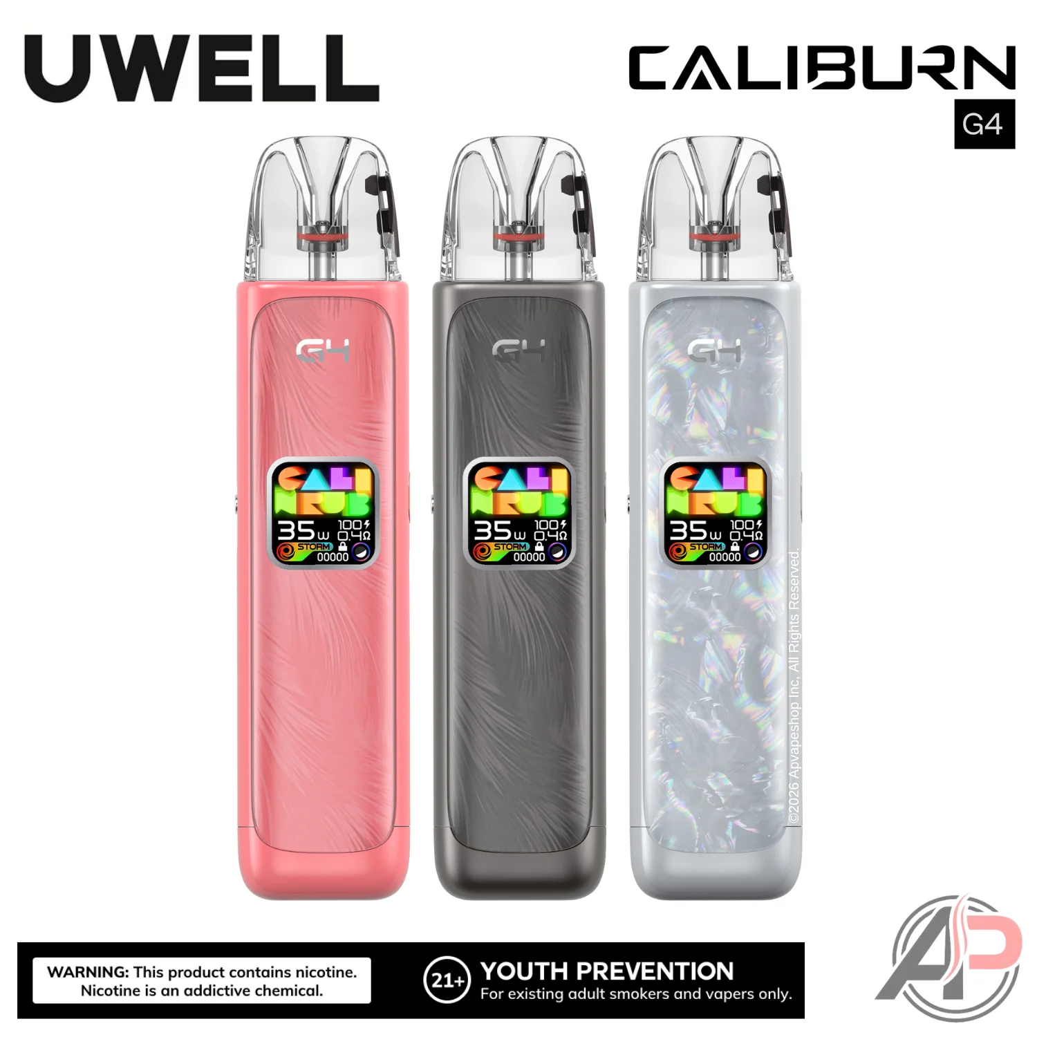 Uwell Caliburn G4 Pod System Starter Kit Device