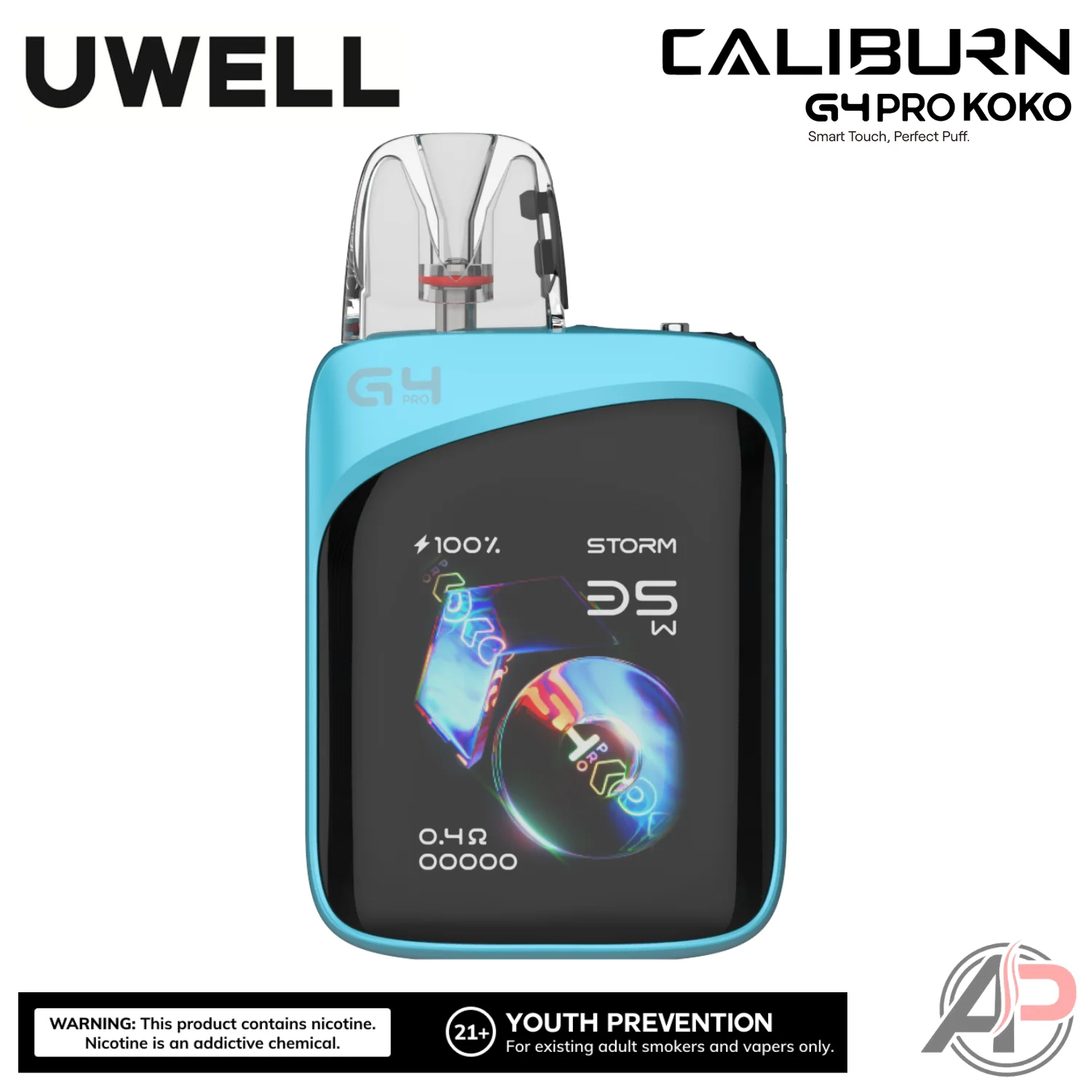 Uwell Caliburn G4 Pro Koko 35W Pod System Starter Kit Device - Image 15