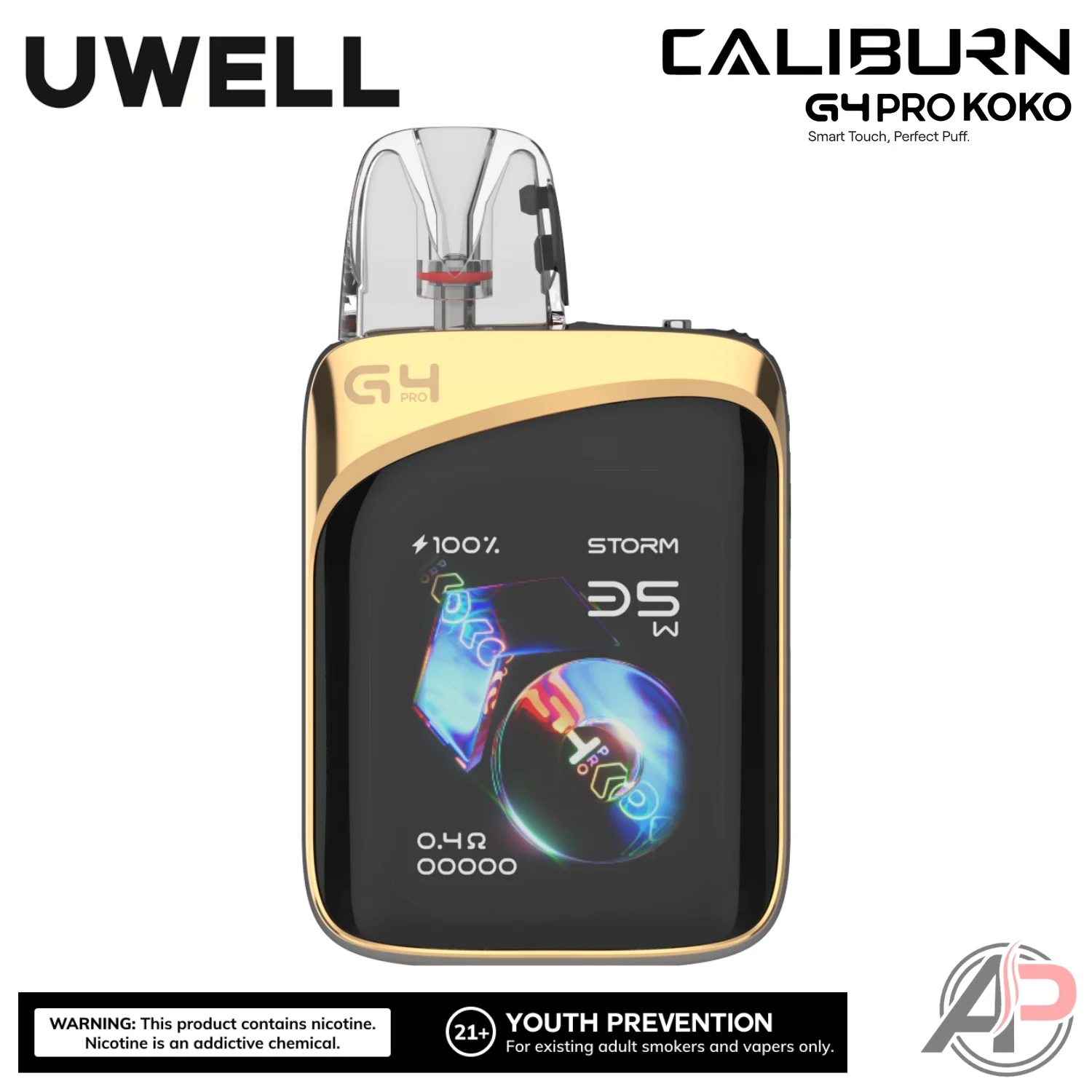 Uwell Caliburn G4 Pro Koko 35W Pod System Starter Kit Device - Image 18