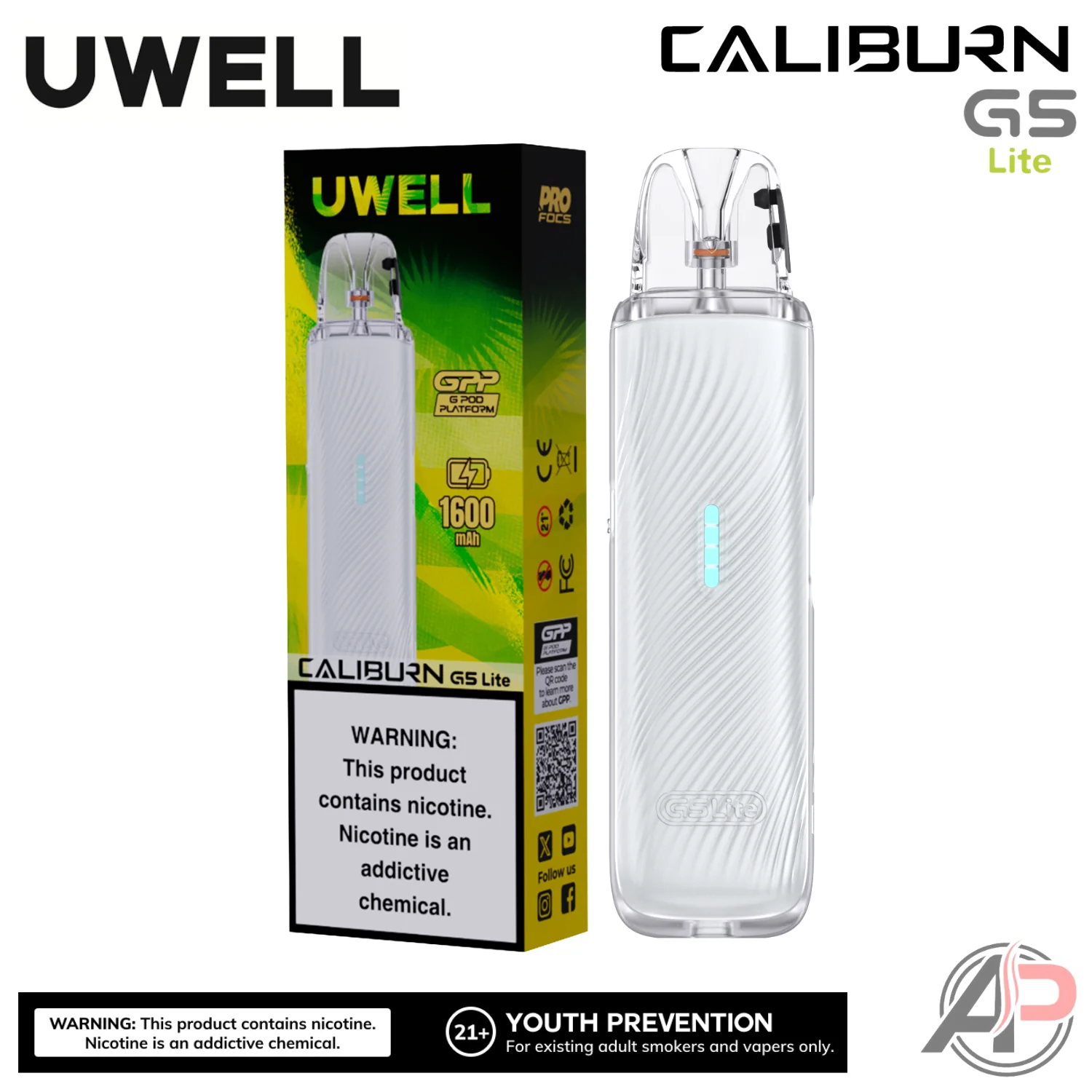 Uwell Caliburn G5 Lite Pod System Starter Kit Device - Image 14