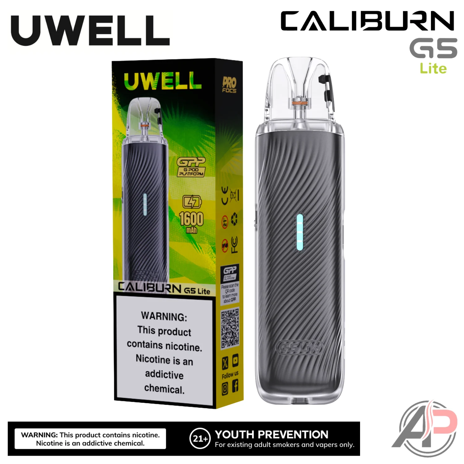 Uwell Caliburn G5 Lite Pod System Starter Kit Device - Image 15