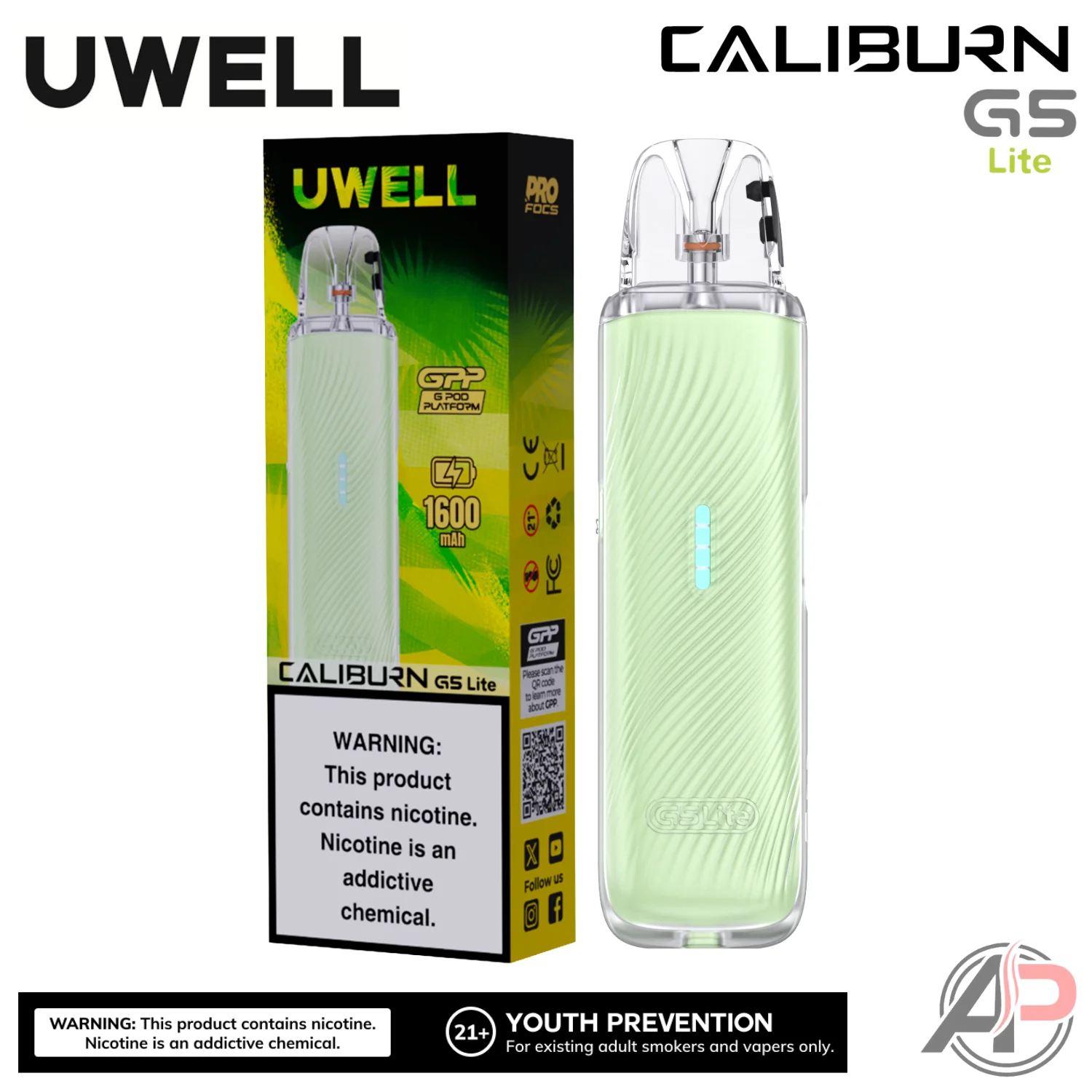 Uwell Caliburn G5 Lite Pod System Starter Kit Device - Image 17