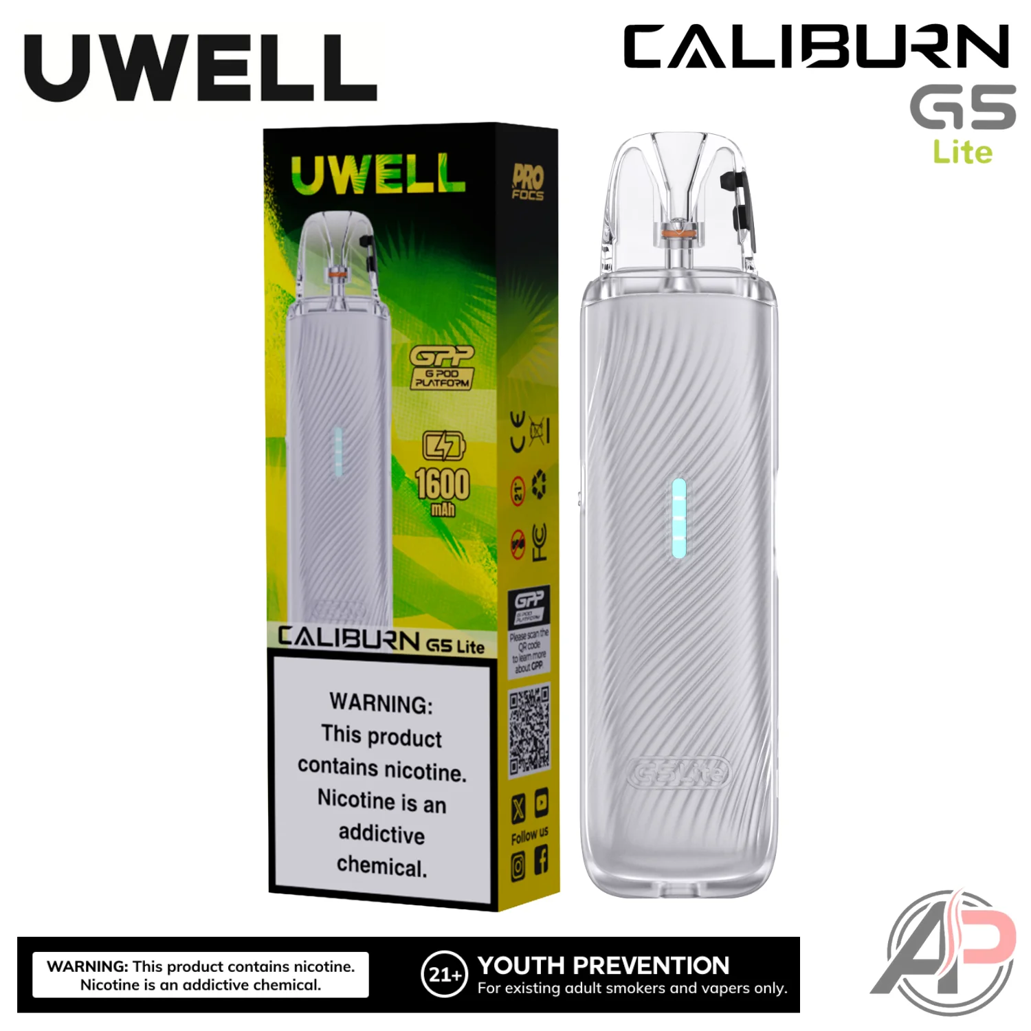 Uwell Caliburn G5 Lite Pod System Starter Kit Device - Image 19