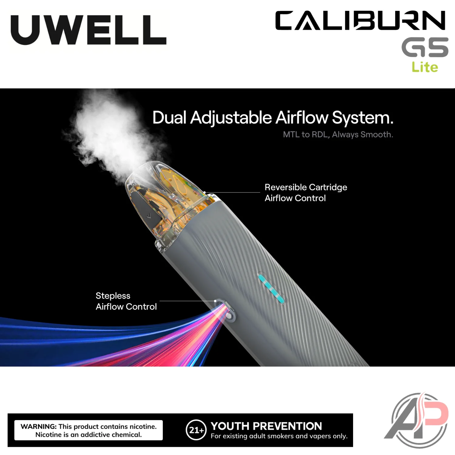 Uwell Caliburn G5 Lite Pod System Starter Kit Device - Image 4