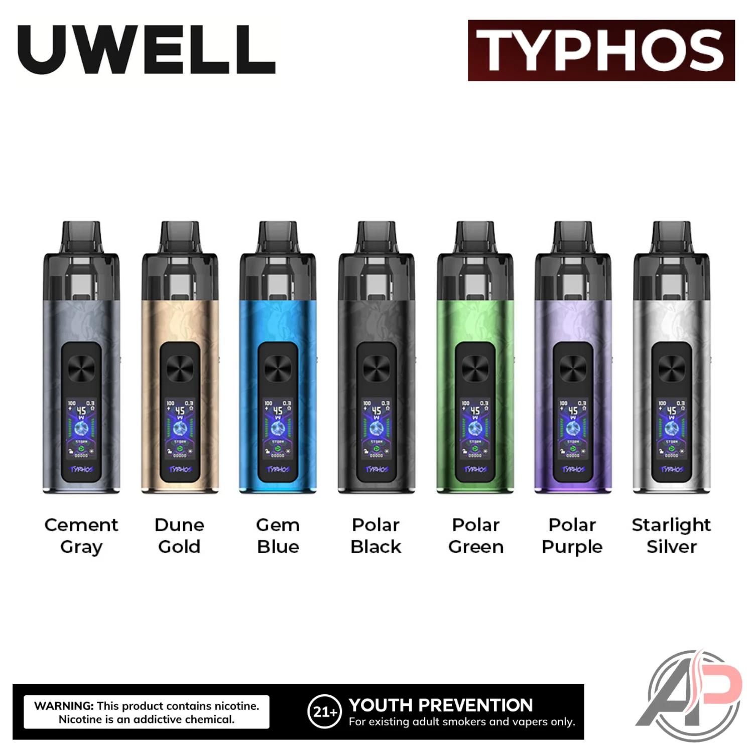 Uwell Typhos Pod System Starter Kit Device - Image 4