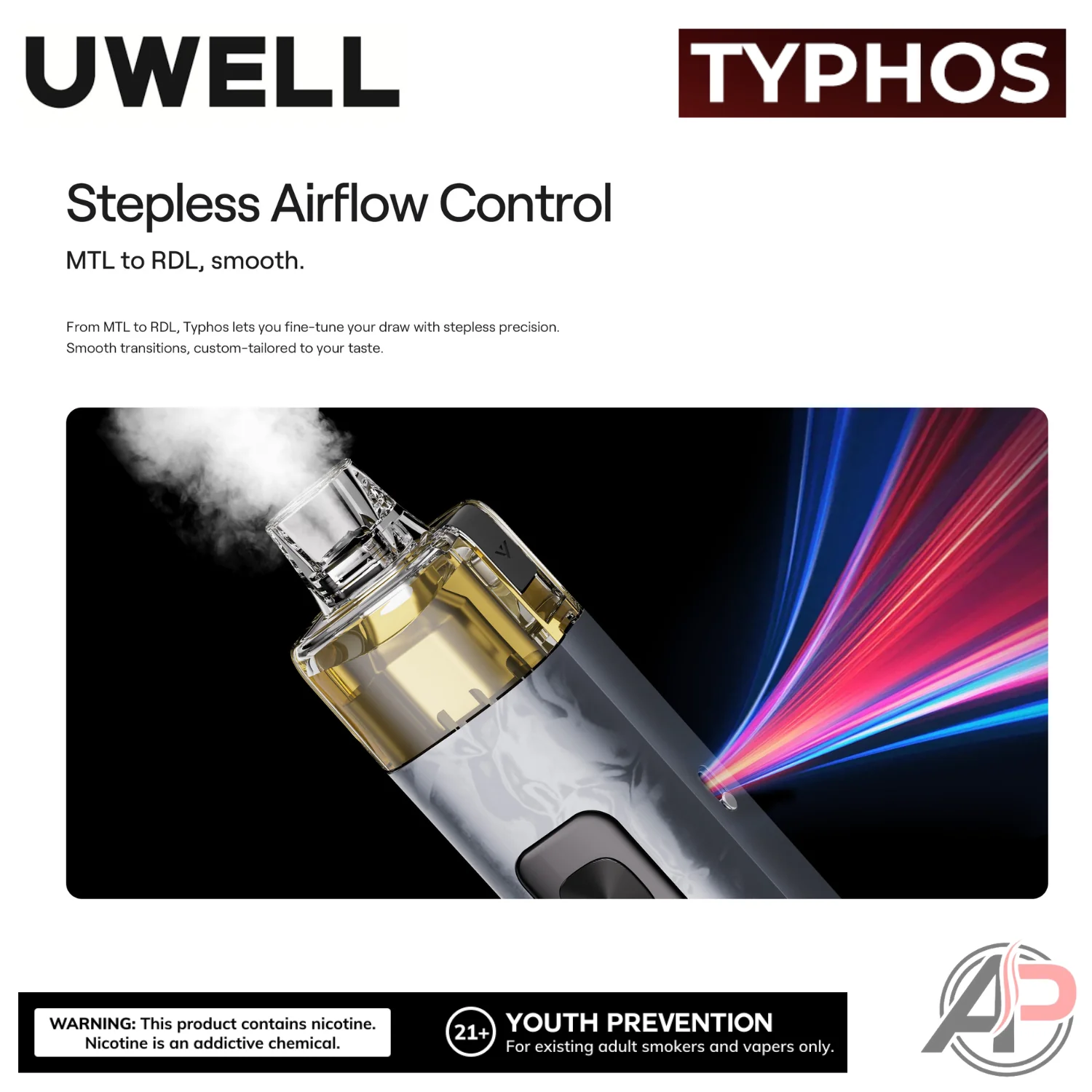 Uwell Typhos Pod System Starter Kit Device - Image 8