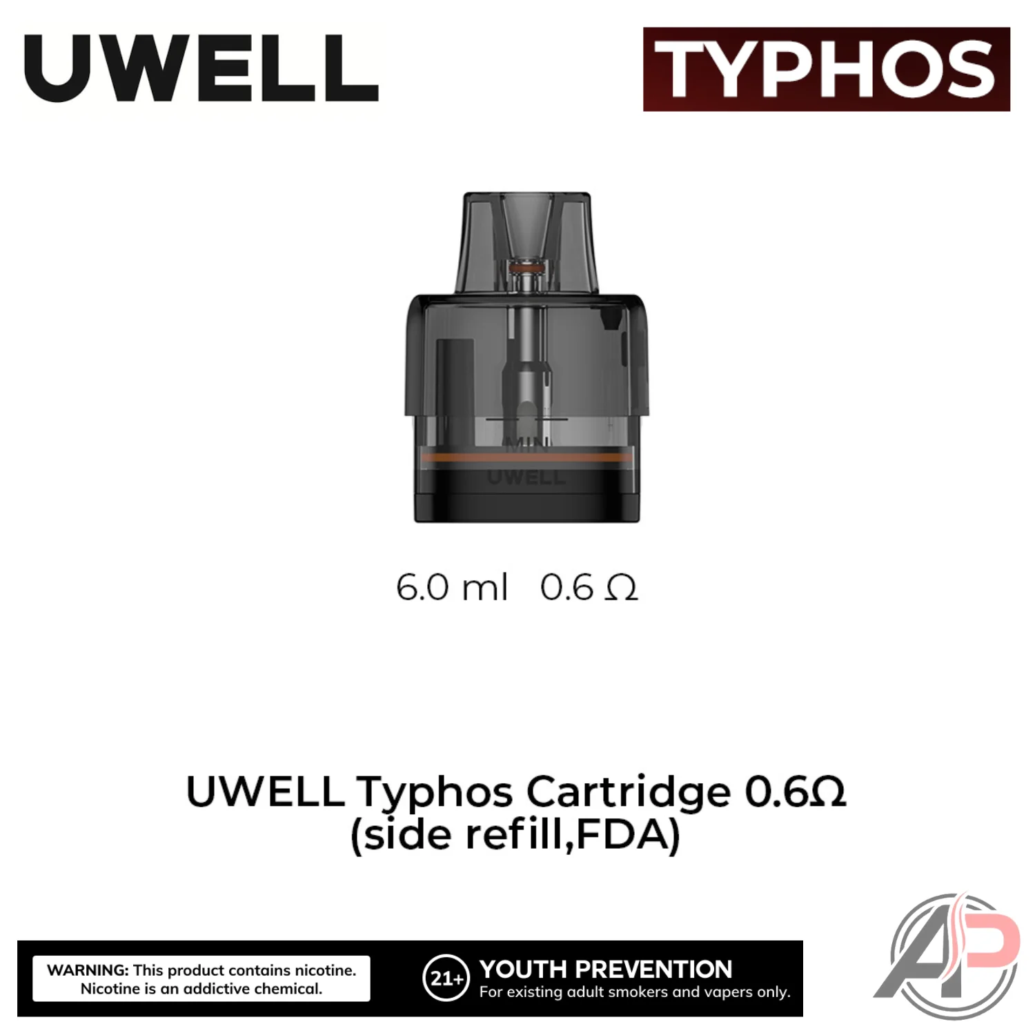 Uwell Typhos Replacement Cartridges 2 Pack - Image 4