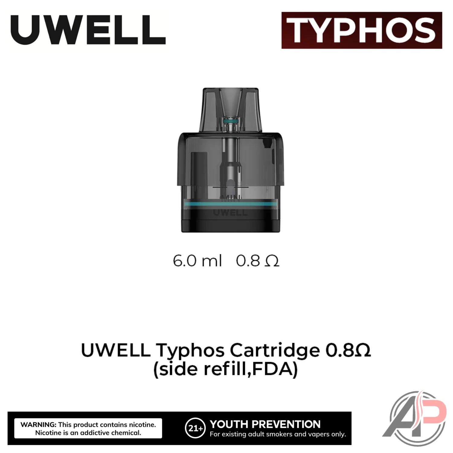 Uwell Typhos Replacement Cartridges 2 Pack - Image 5
