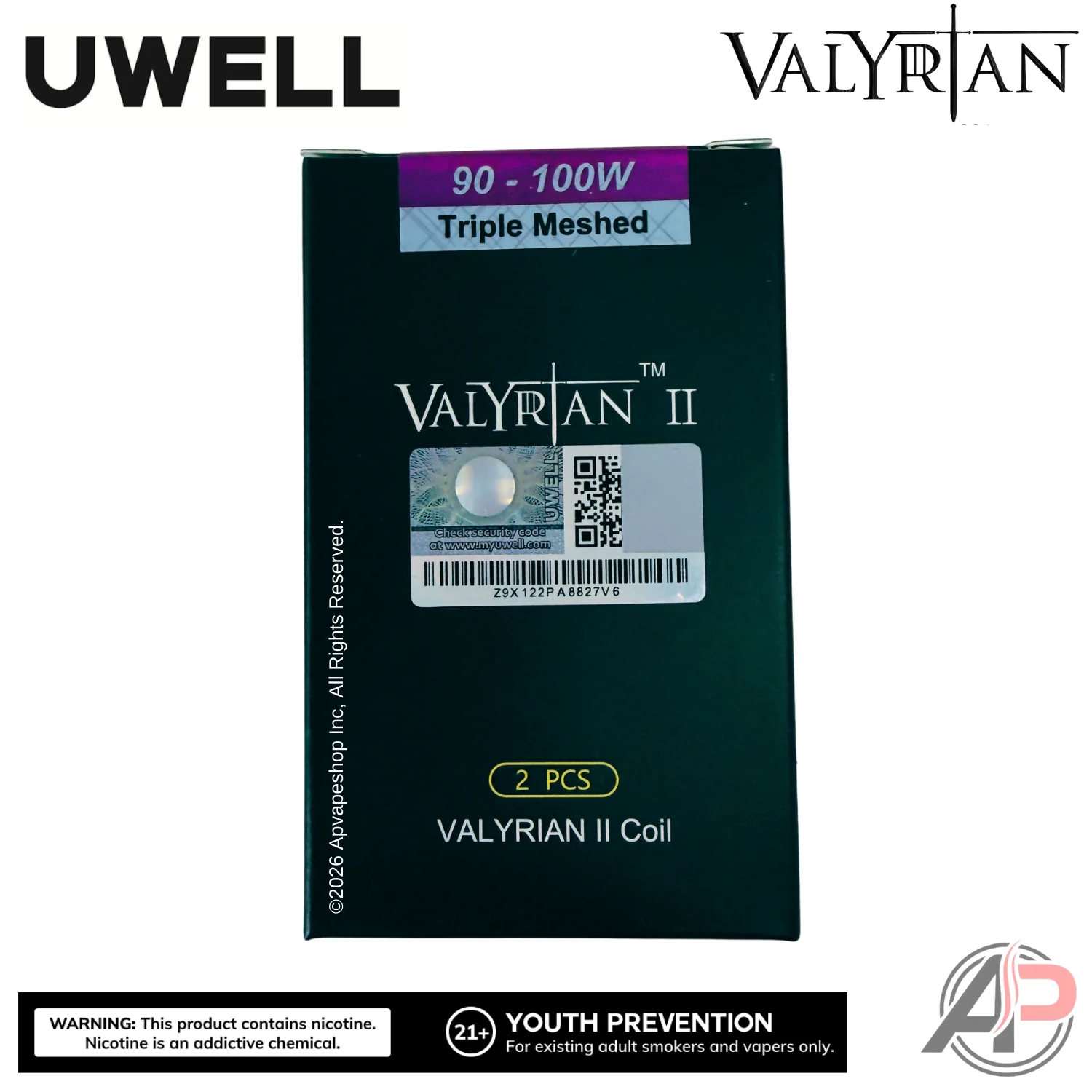 Uwell Valyrian 2 Replacement Coils 2 Pack - Image 4
