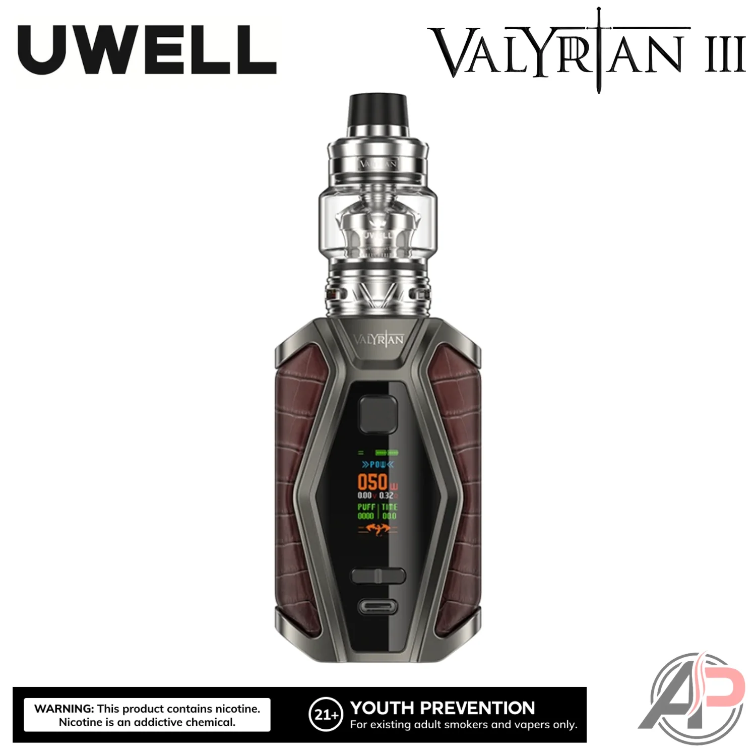 Uwell Valyrian 3 200W Box Mod Starter Kit Device - Image 12