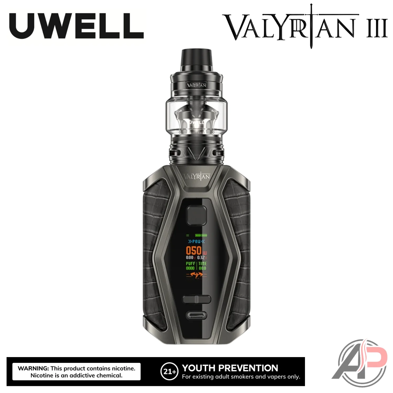 Uwell Valyrian 3 200W Box Mod Starter Kit Device - Image 14