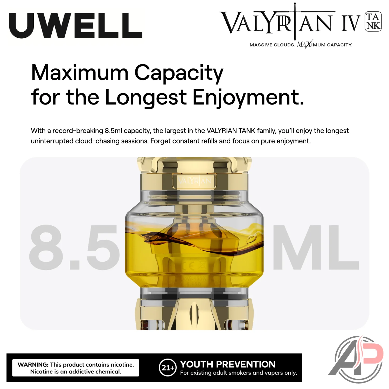 Uwell Valyrian IV Vape Tank - Image 4